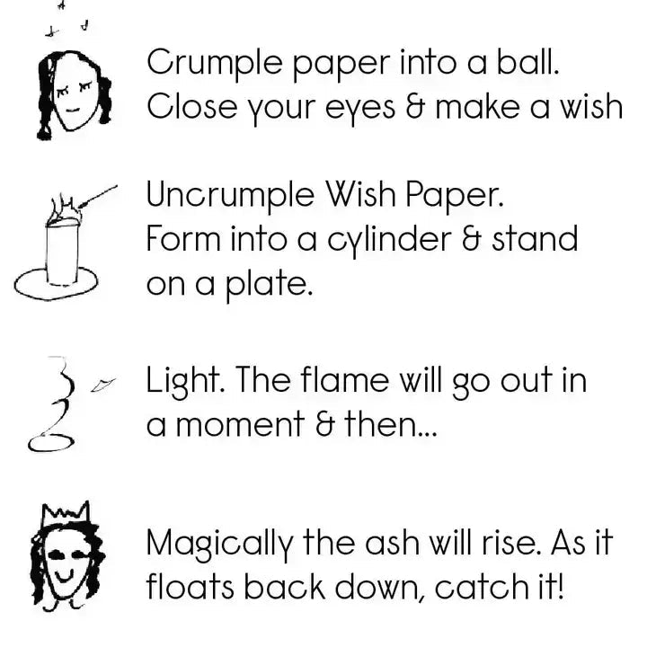 Magical Rising Wish Paper - White - Box Turtle