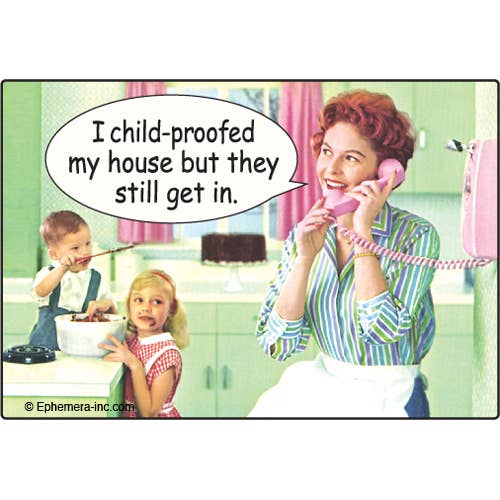 Magnet - I child - proofed my house but they still get in. - Box Turtle