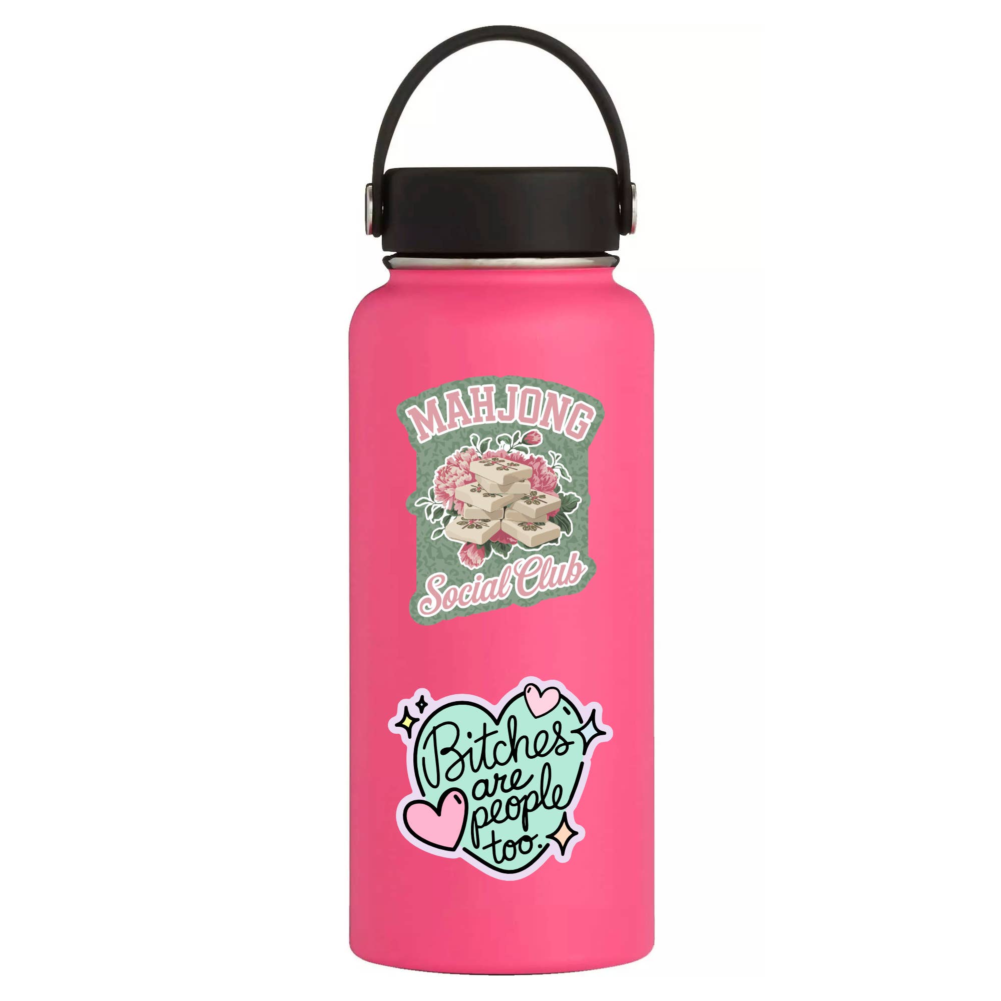 Mahjong Board Game Tile Club Vinyl Sticker - Box Turtle