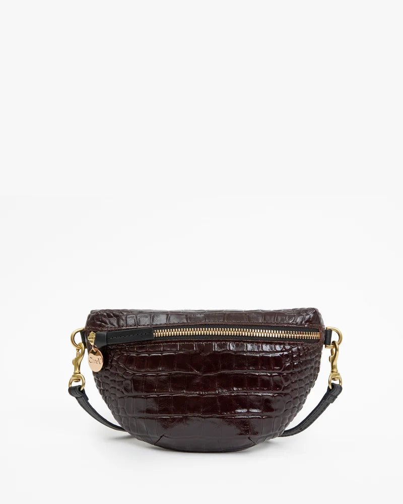 Mahogany Roma Croco Petite Fanny - Box Turtle