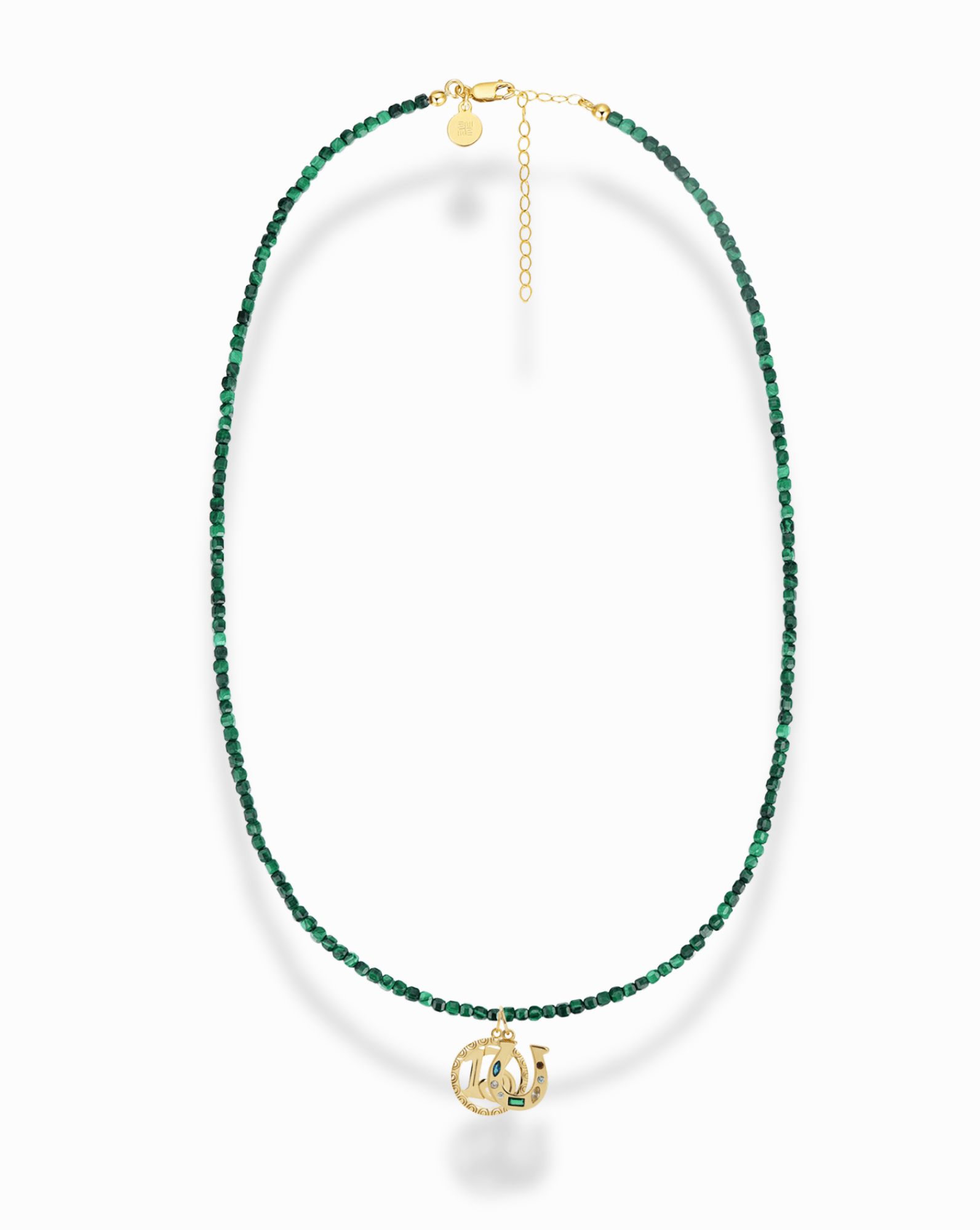 Malachite Merit Gemstone Necklace - Box Turtle