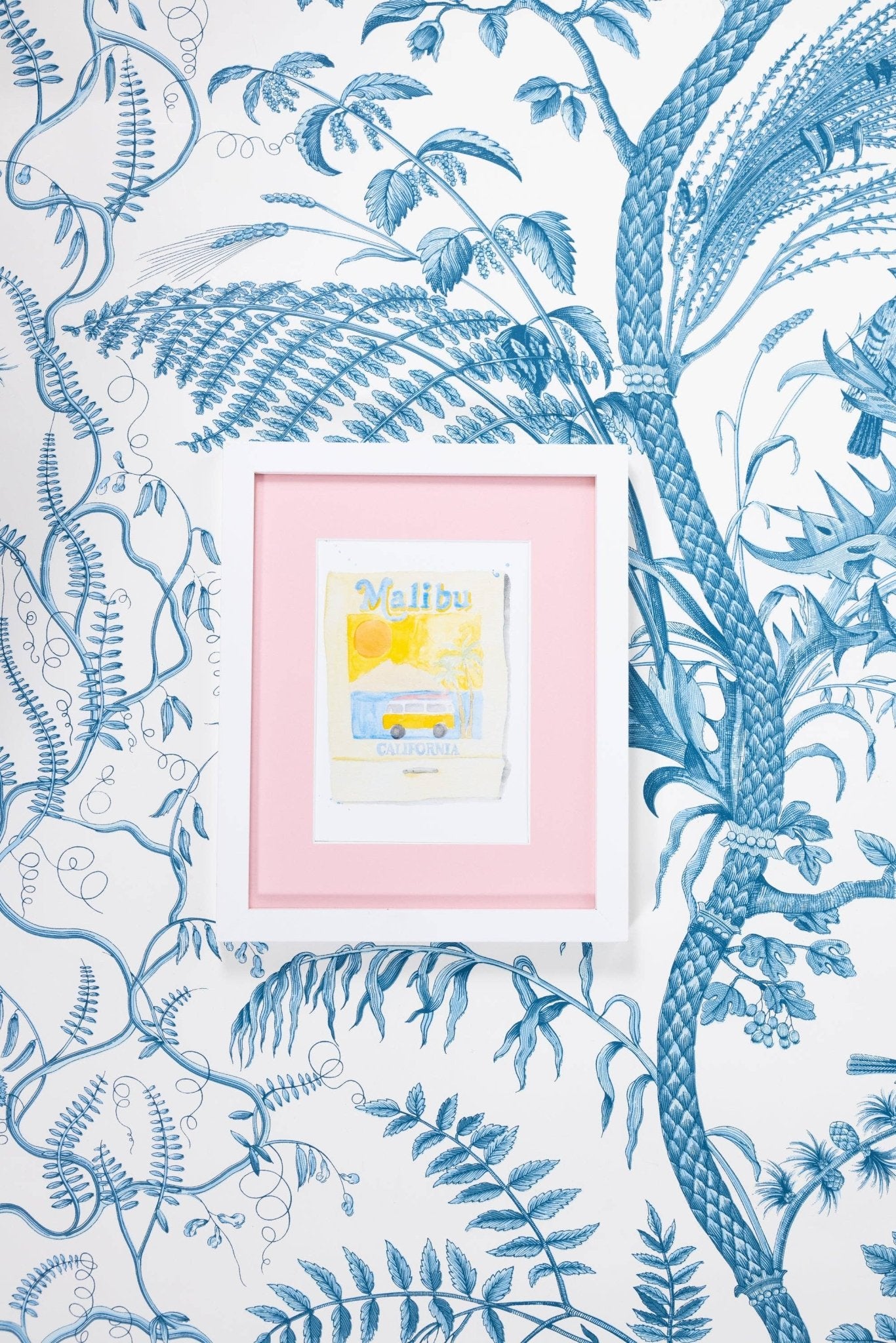 Malibu Matchbook Art Print - Box Turtle