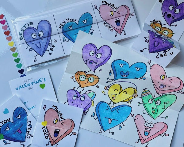 Malin Opitz Class Valentine's Cards - Box Turtle