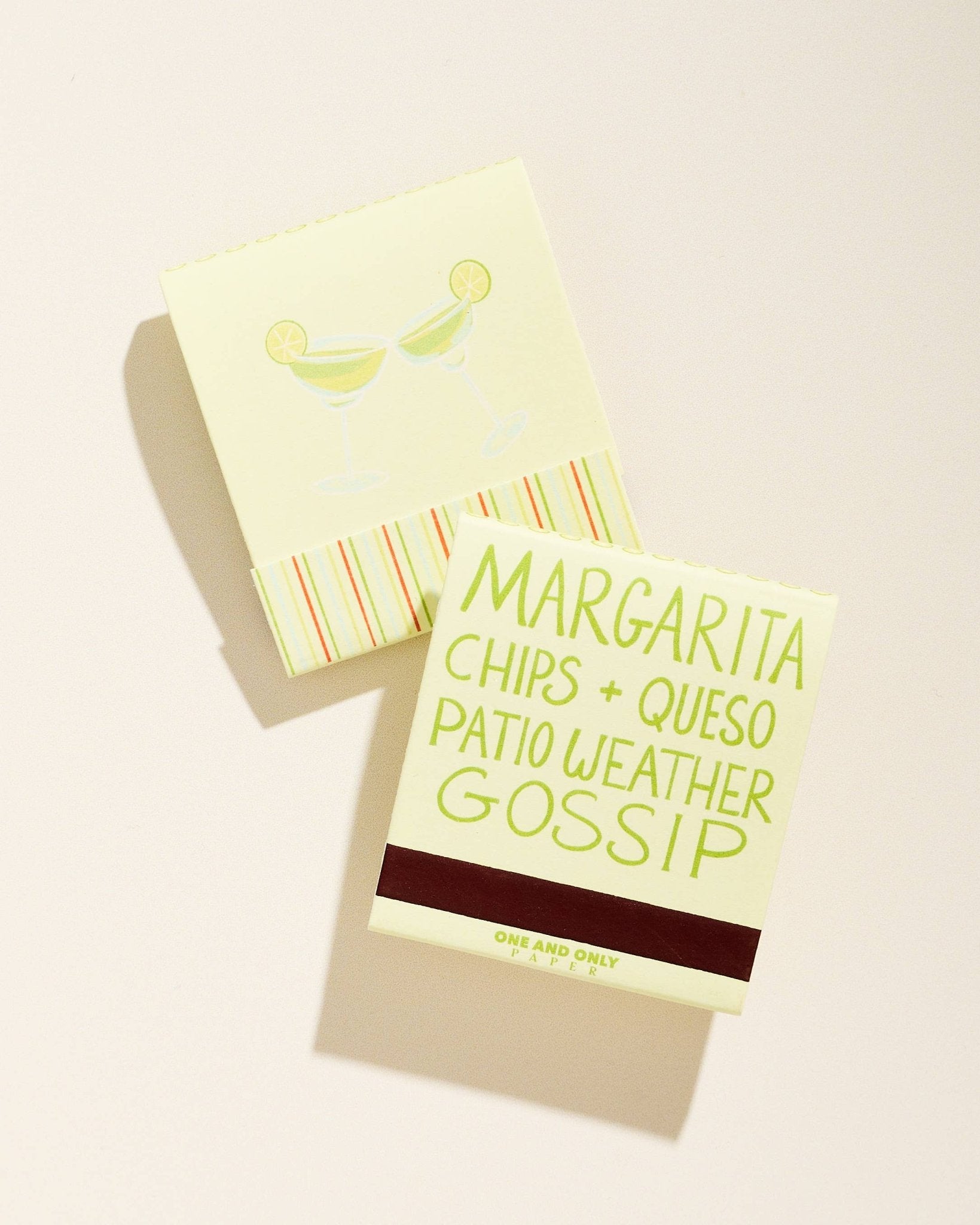 Margarita Printed Matchbook - Box Turtle