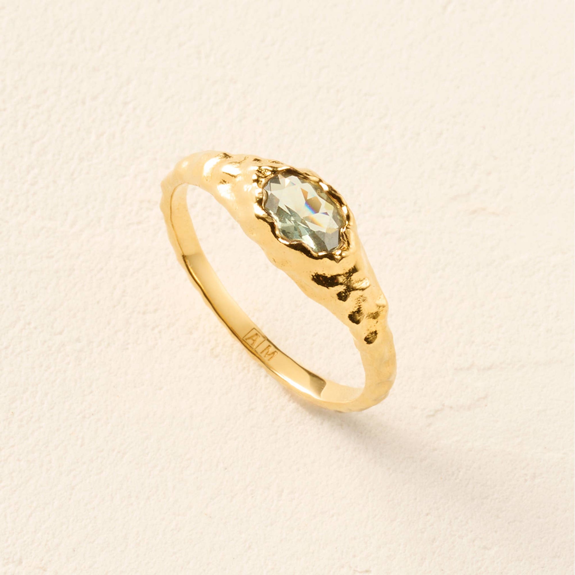 Maria Mini Celadon Ring - Box Turtle