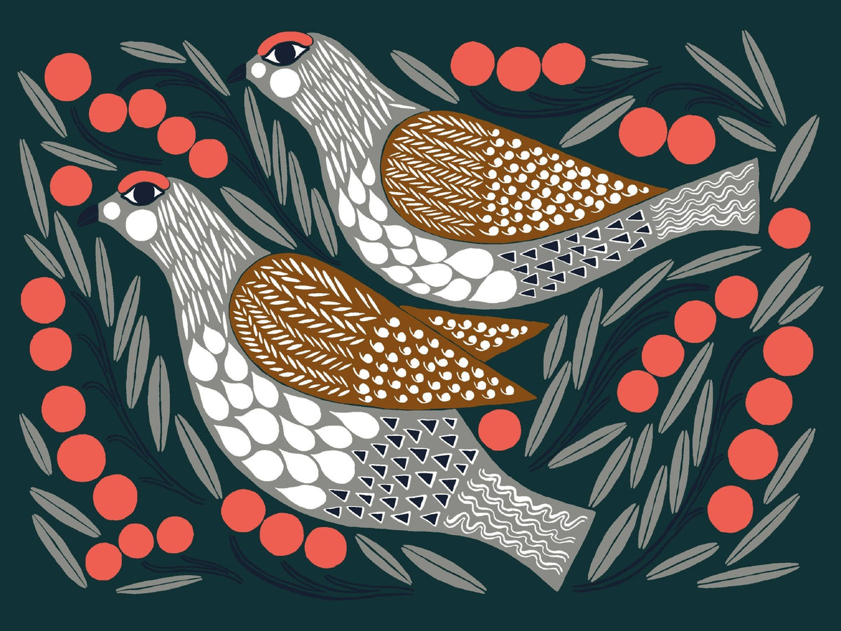 Marimekko Kukka Notecards - Box Turtle