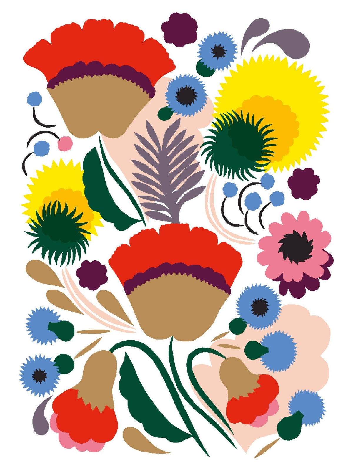 Marimekko Kukka Notecards - Box Turtle