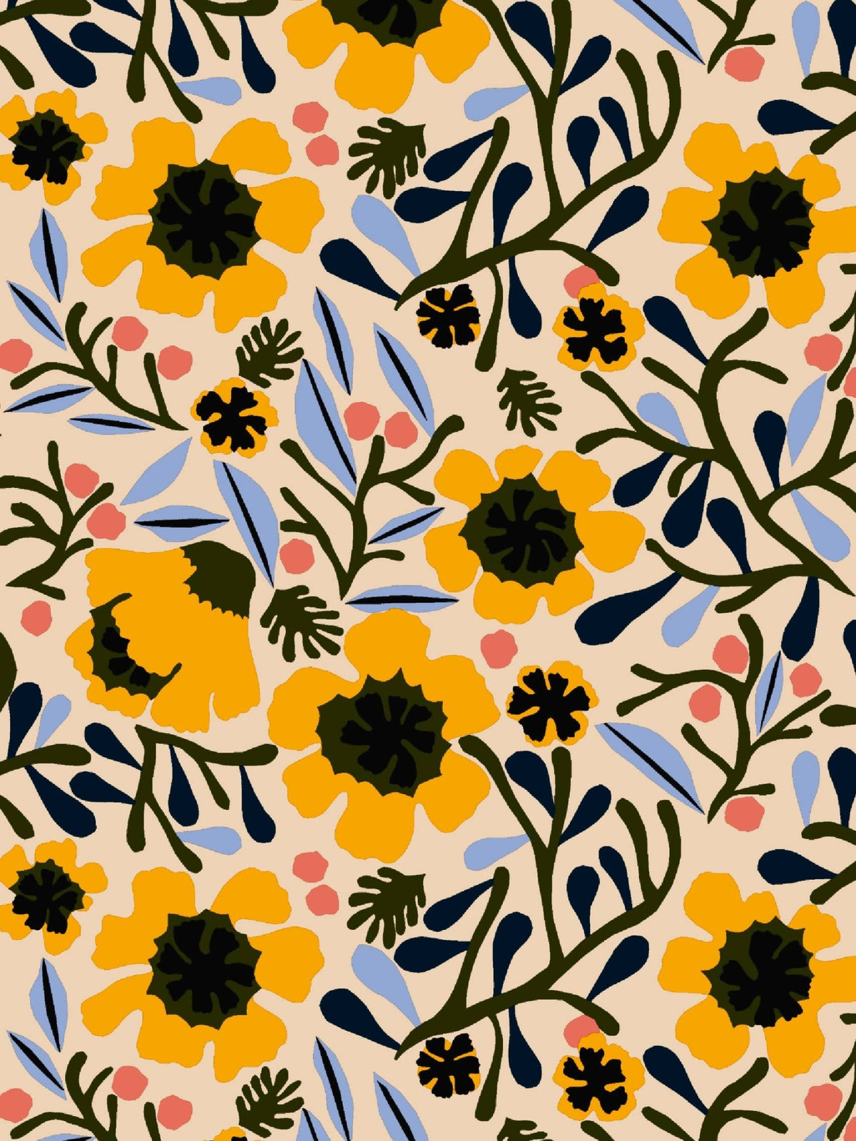Marimekko Kukka Notecards - Box Turtle