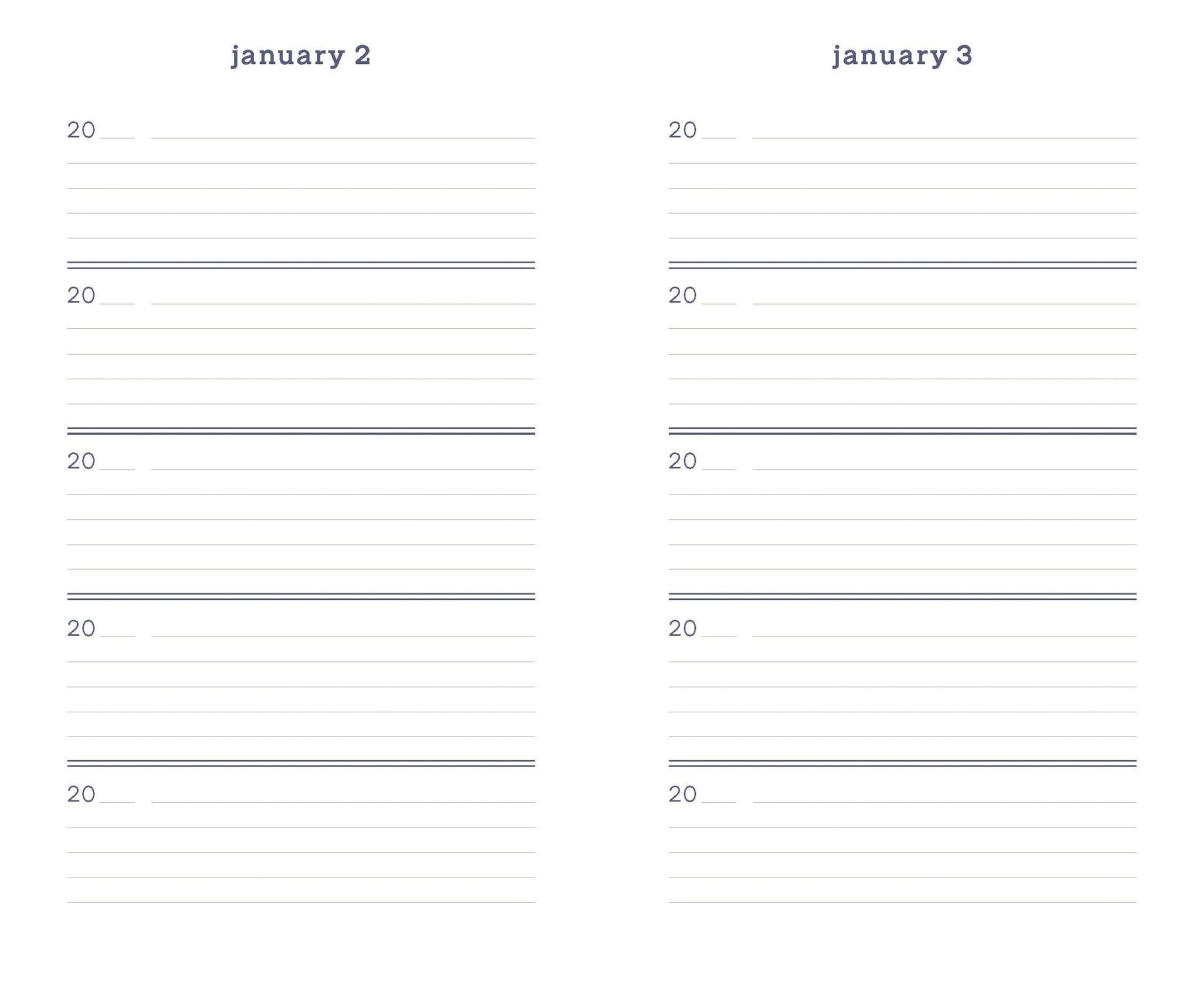 Marimekko One Line a Day Journal - Box Turtle
