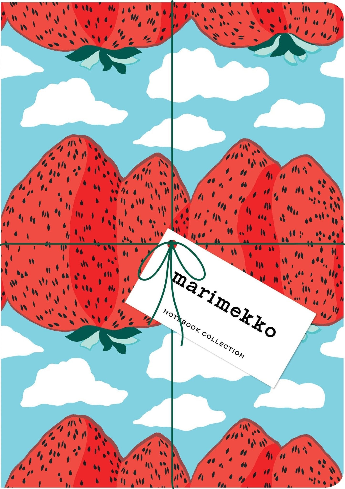 Marimekko Strawberry Notebook Collection - Box Turtle
