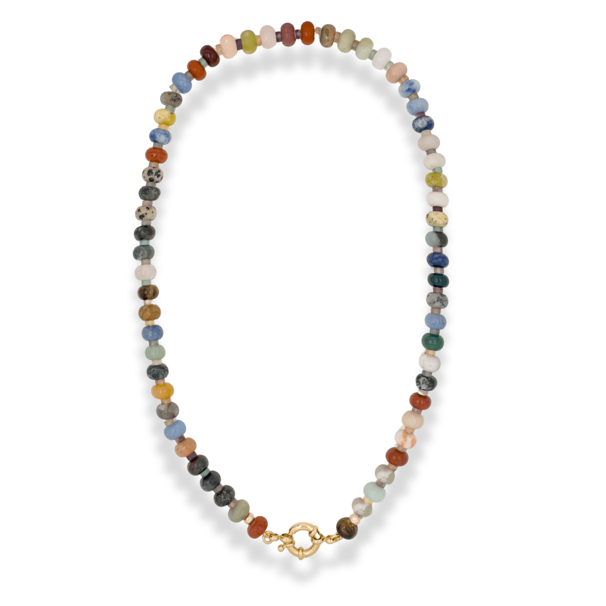 Marrakesh Macey Gemstone Necklace - Box Turtle