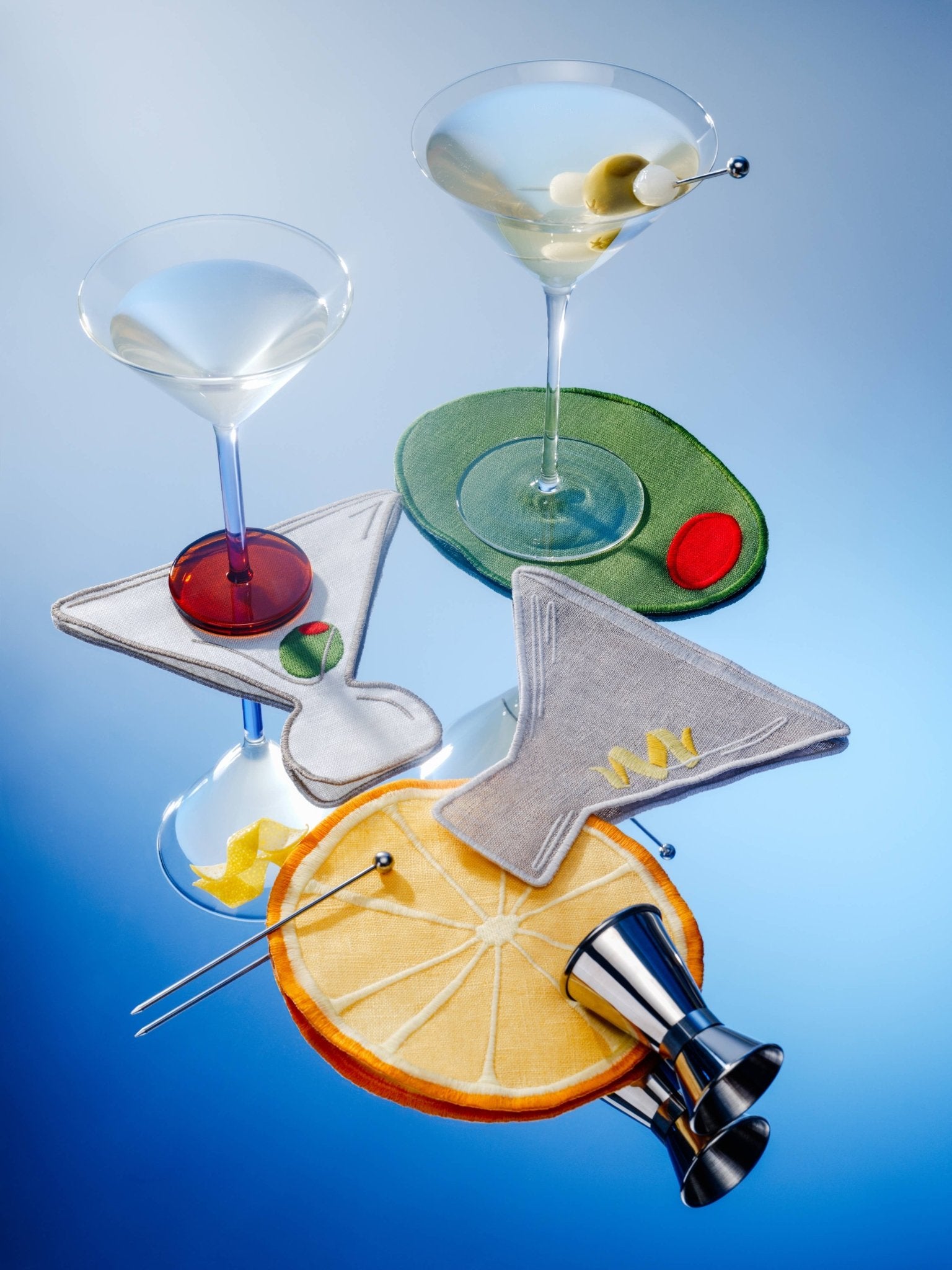 Martini Cocktail Napkins - Box Turtle
