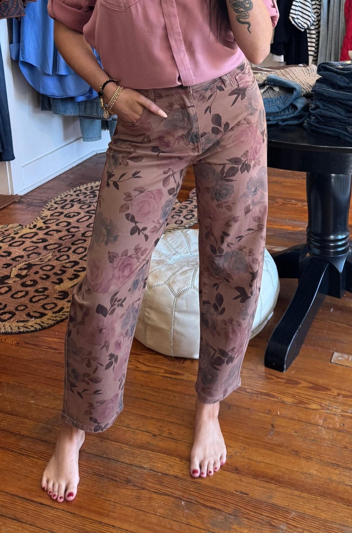 Mauve Ashton High Rise Jeans - Box Turtle
