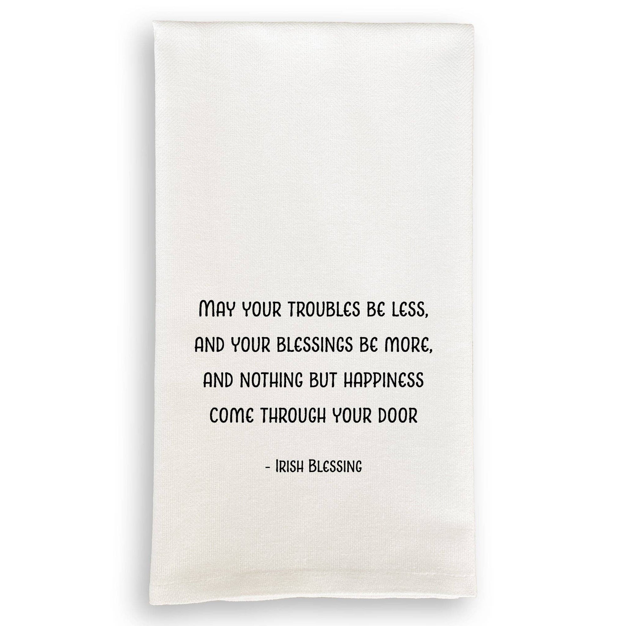 May Your Troubles Be Less Dishtowel - Box Turtle