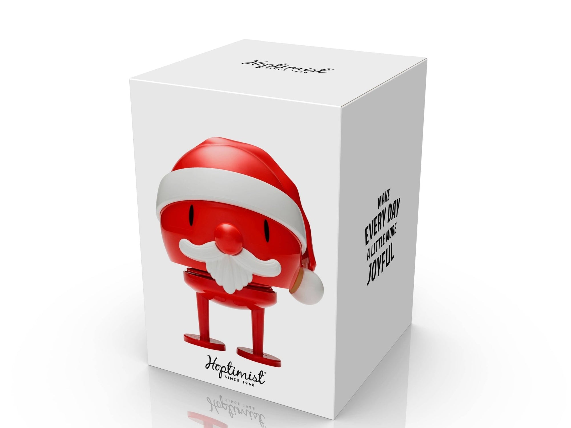 Medium Red Santa Claus Hoptimist Bumble - Box Turtle