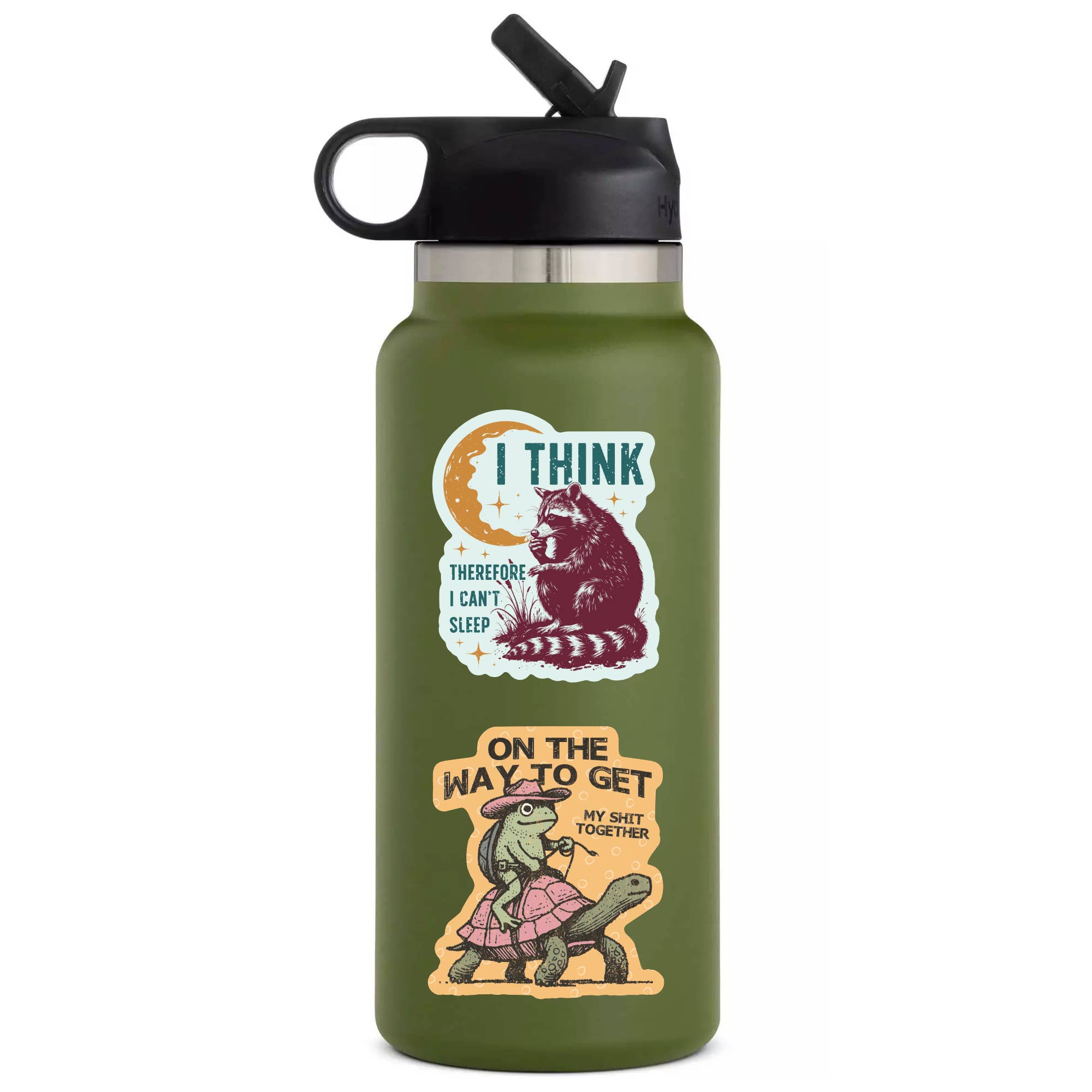Mental Health Humor Vinyl Sticker - Box Turtle