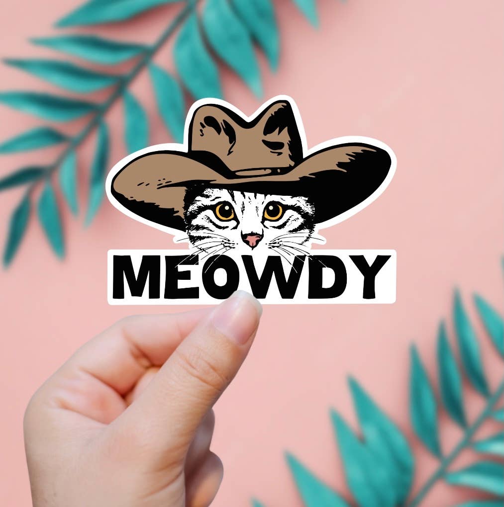 Meowdy Sticker - Box Turtle