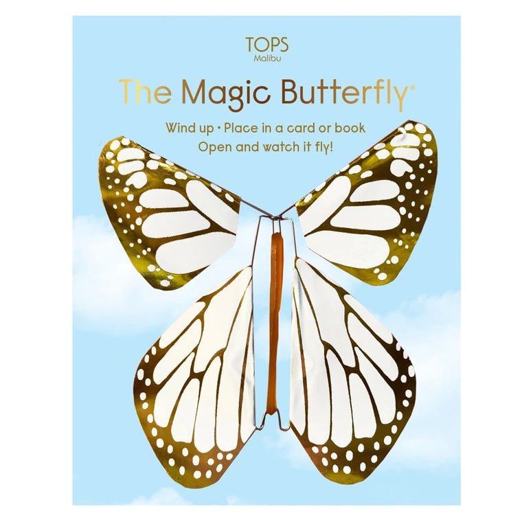 Metallic Flying Magic Butterfly - Box Turtle