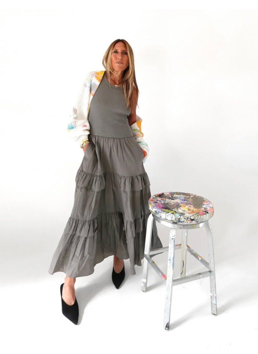 Mid Gray Athena Tank Dress - Box Turtle