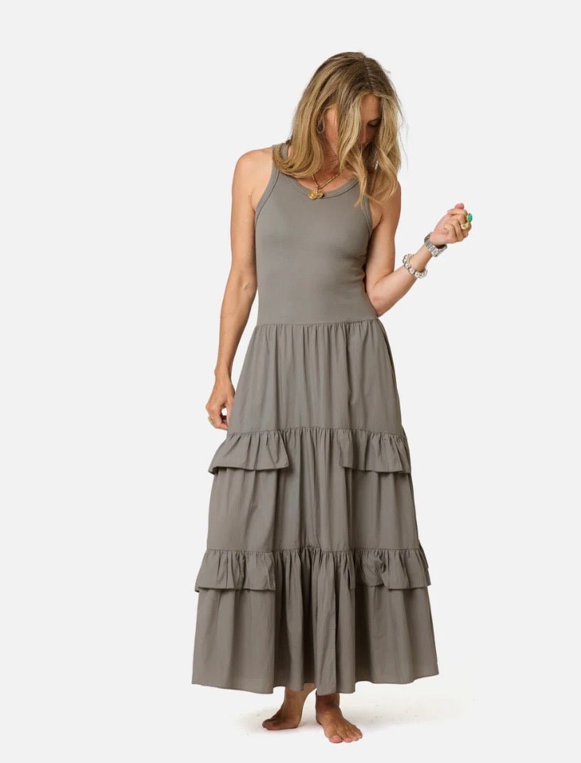 Mid Gray Athena Tank Dress - Box Turtle
