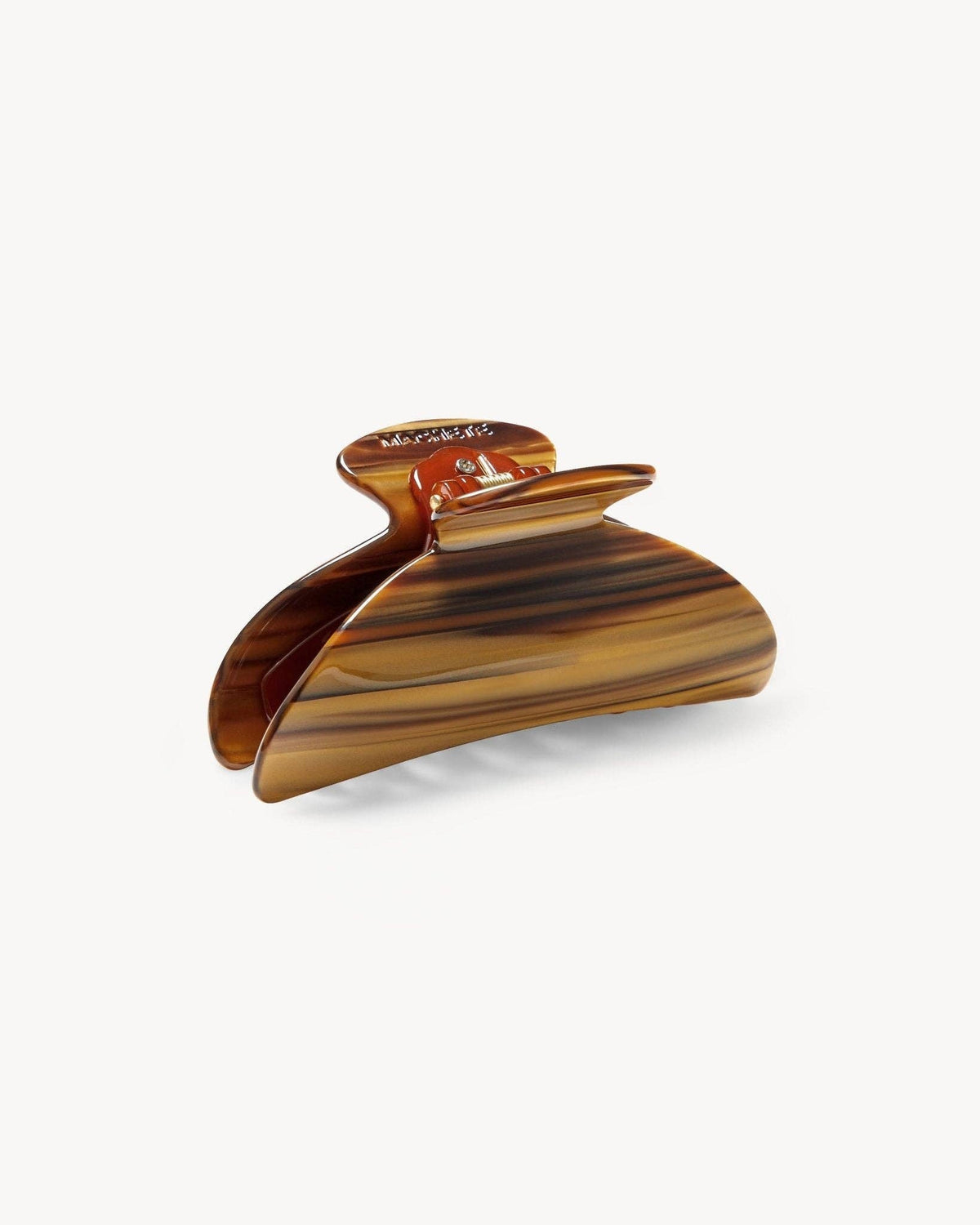 Midi Heirloom Claw in Tiger's Eye - Box Turtle