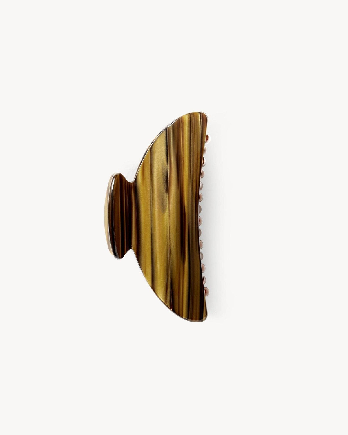 Midi Heirloom Claw in Tiger's Eye - Box Turtle