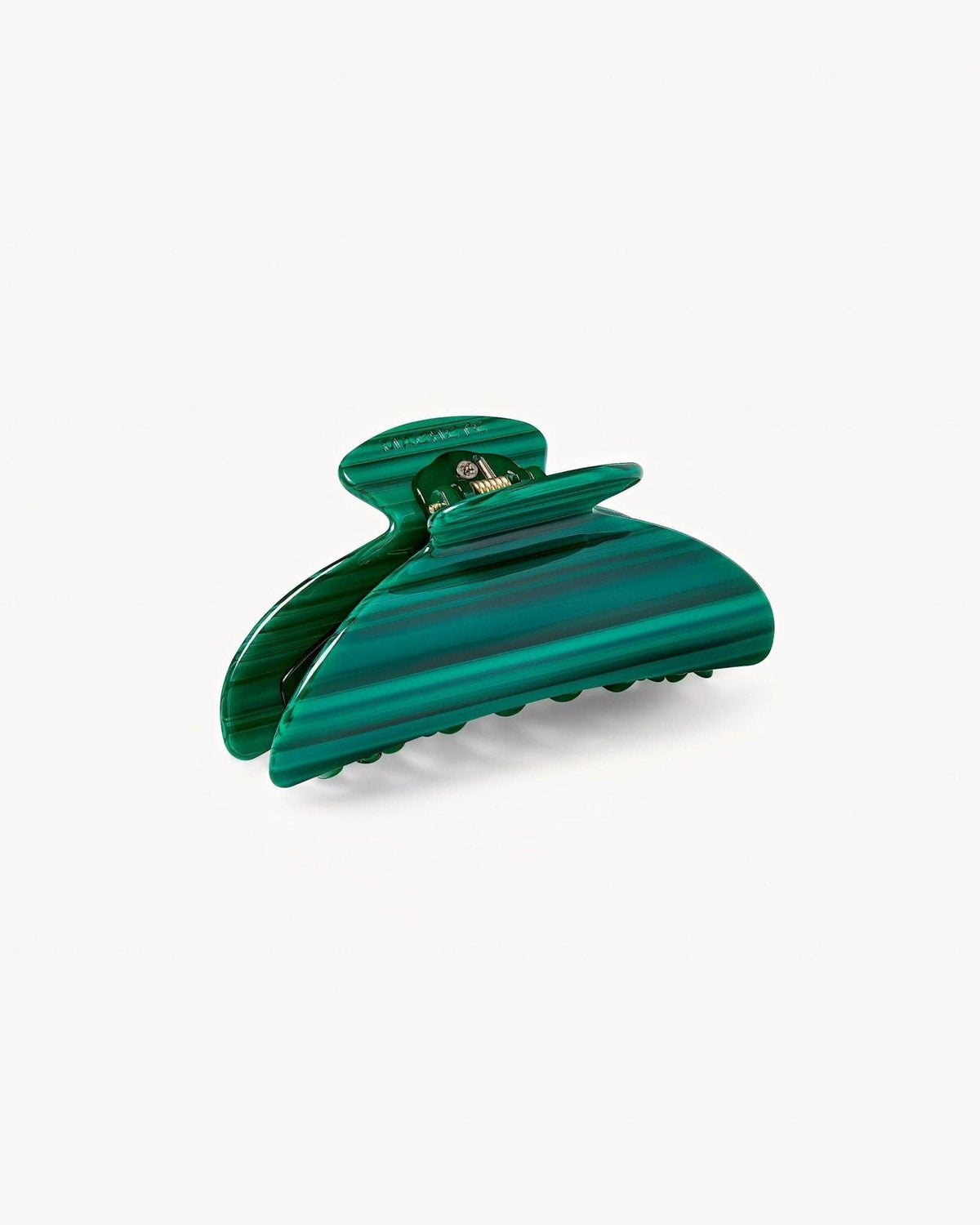 Midi Heirloom Clip in Malachite - Box Turtle