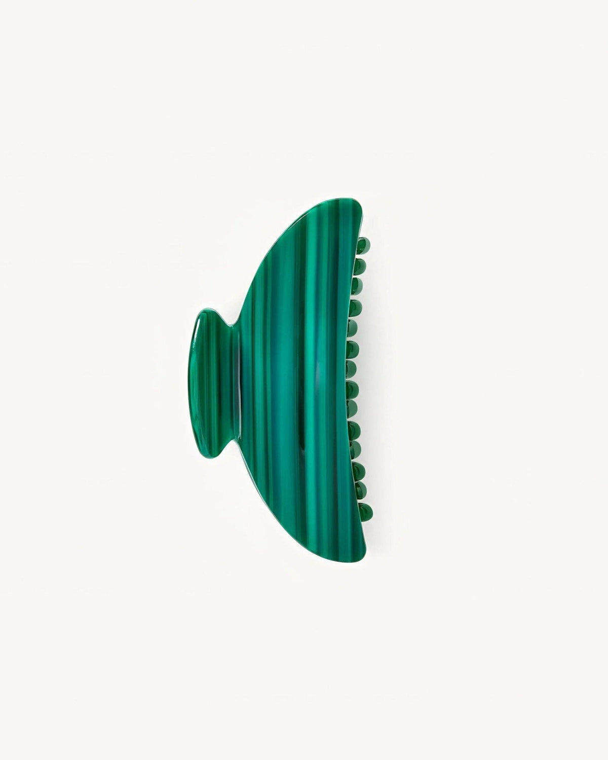 Midi Heirloom Clip in Malachite - Box Turtle