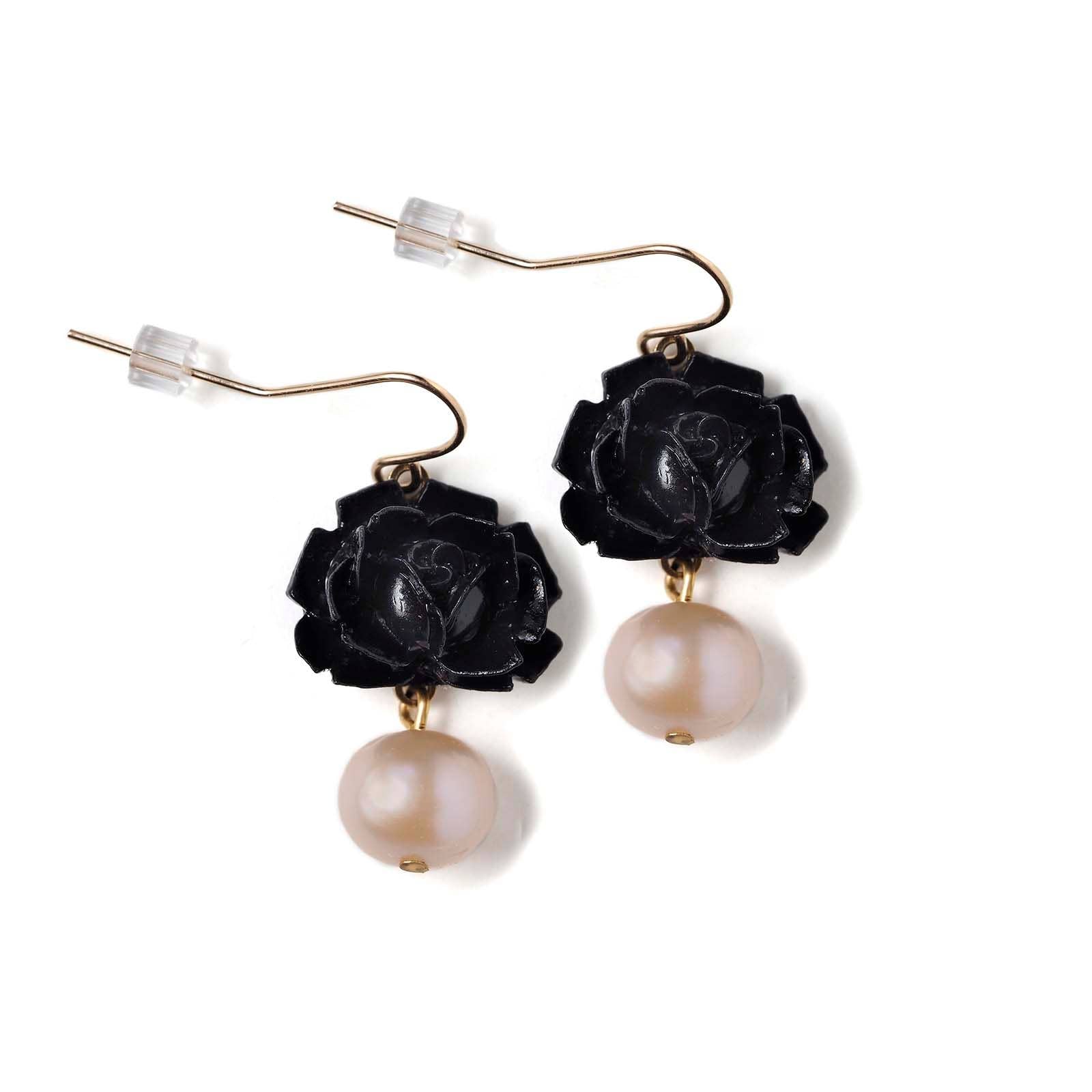 Midnight Garden Earrings - Box Turtle
