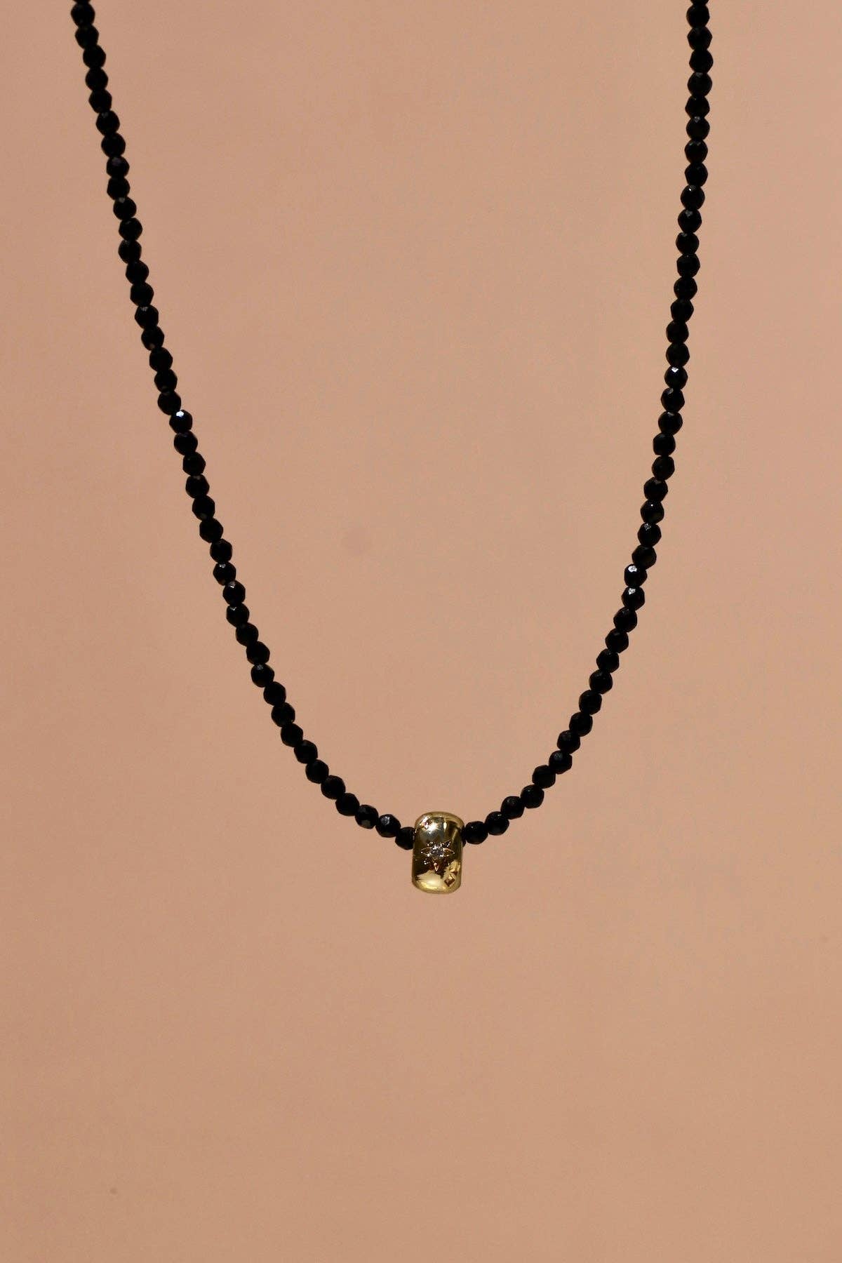 Midnight Halo Necklace - Box Turtle