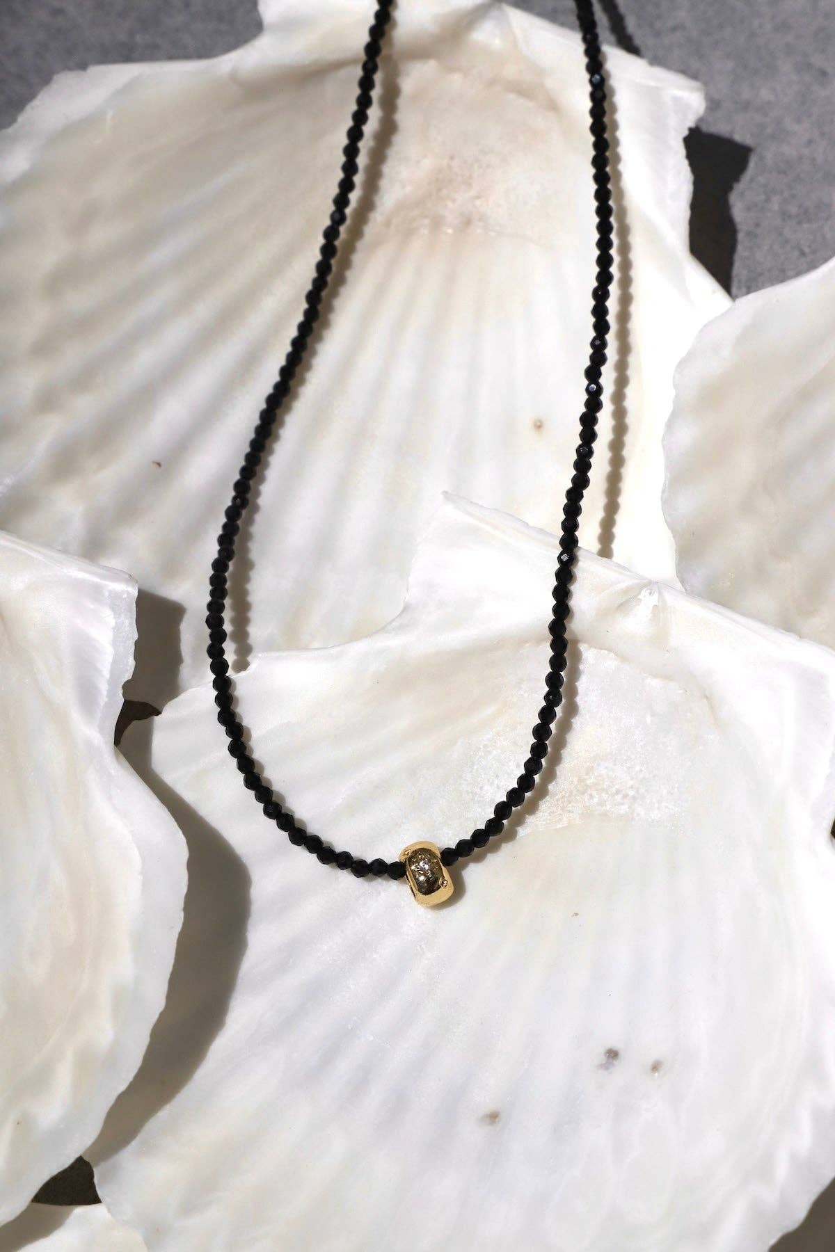 Midnight Halo Necklace - Box Turtle