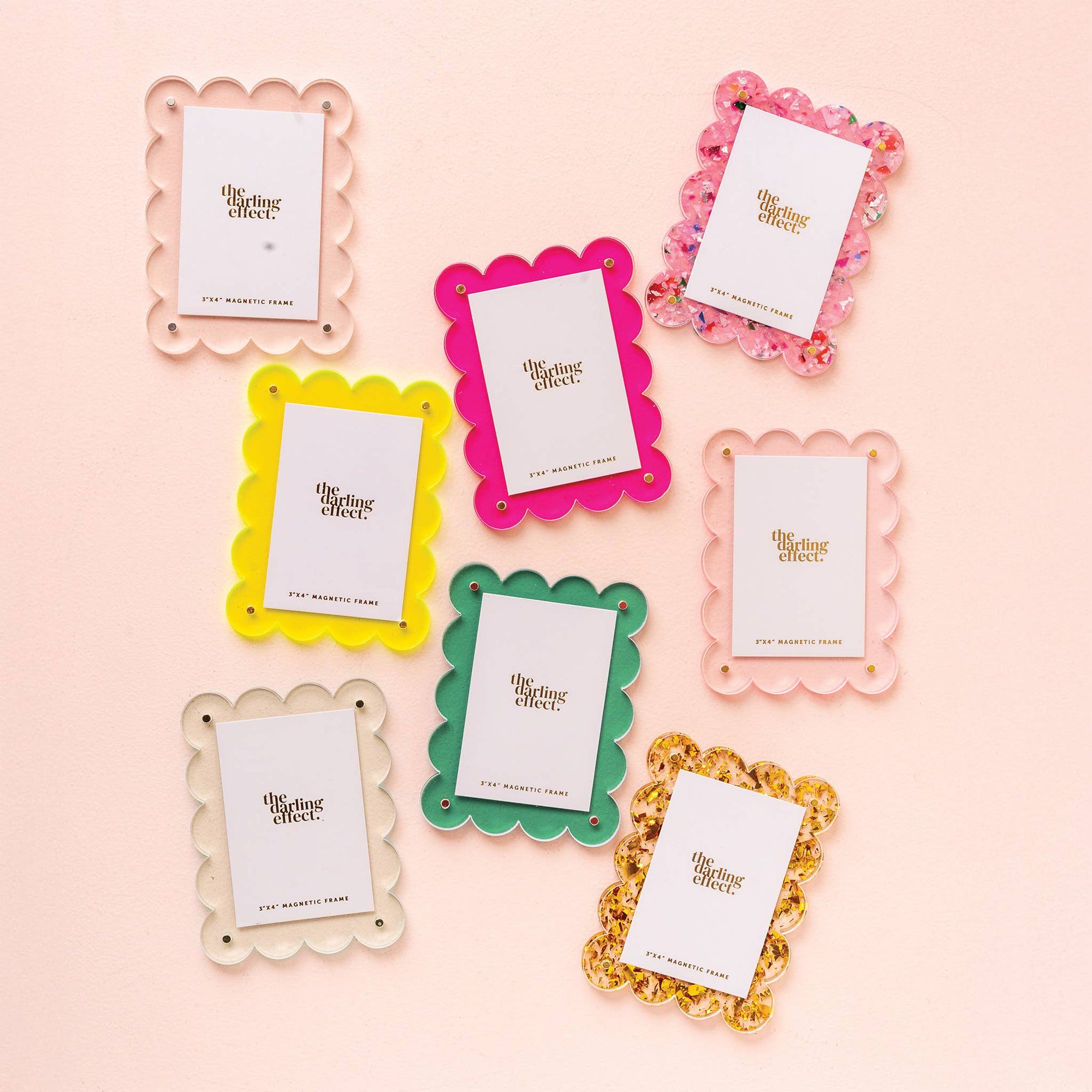 Mini Acrylic Picture Frame Magnet - Box Turtle