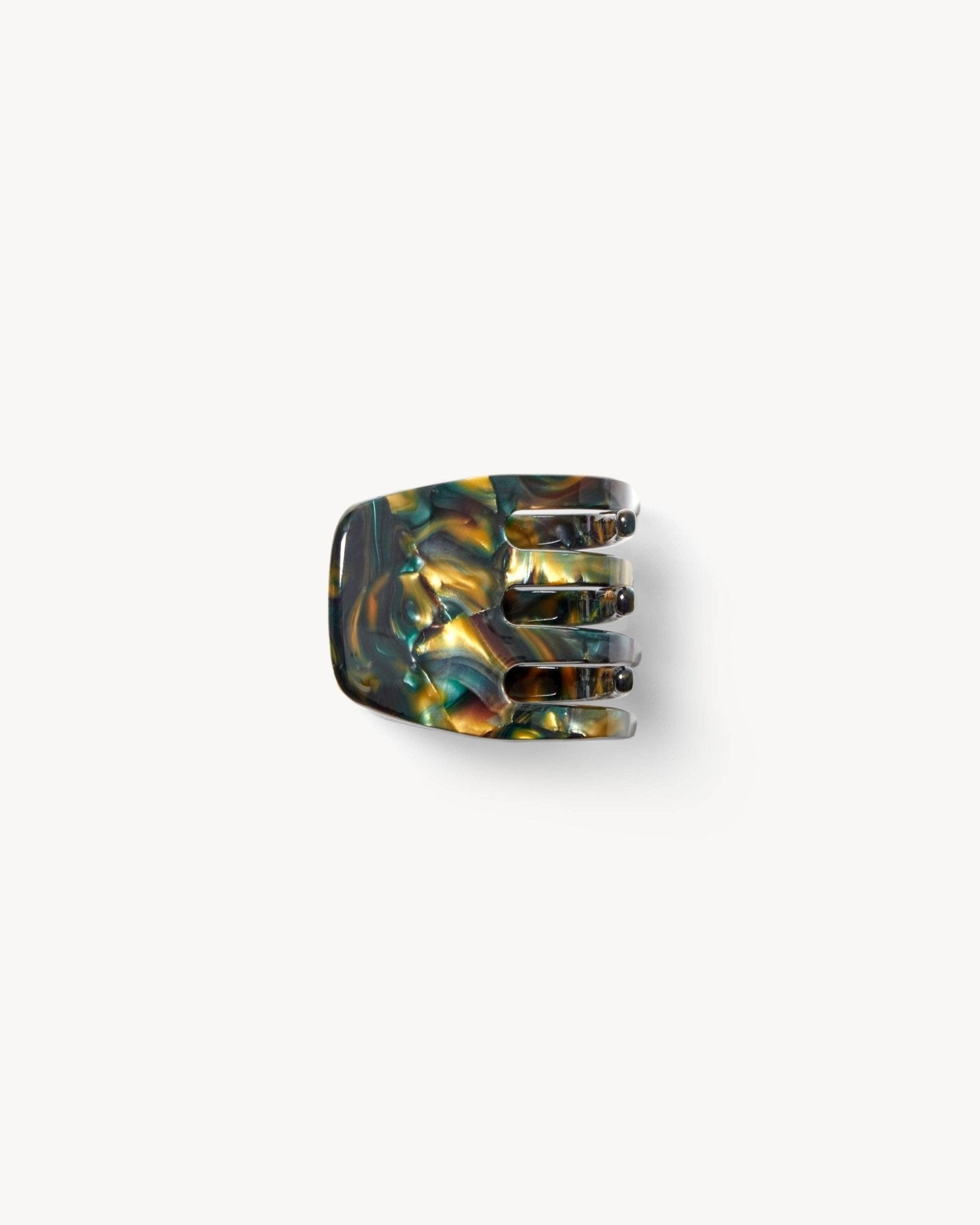 Mini Claw Hair Clip - Box Turtle
