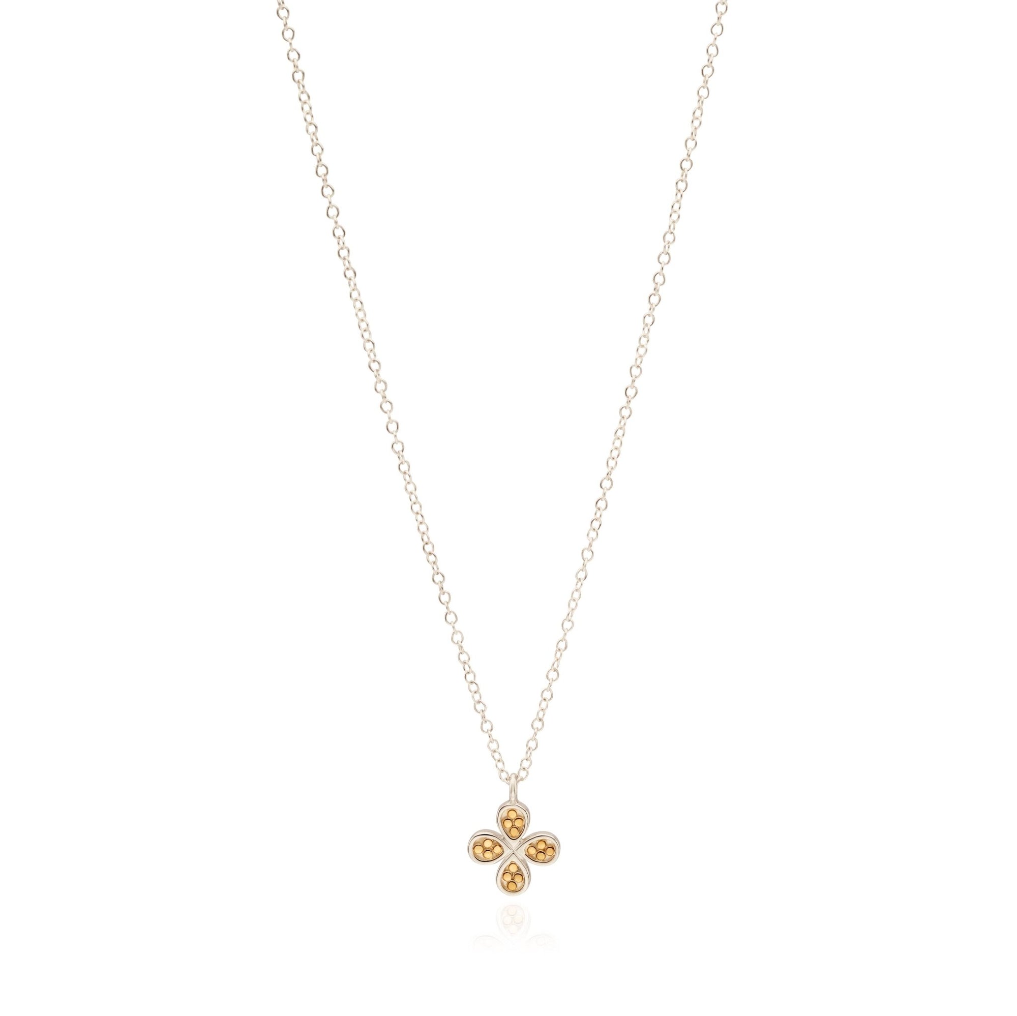 Mini Clover Necklace - Reversible - Box Turtle