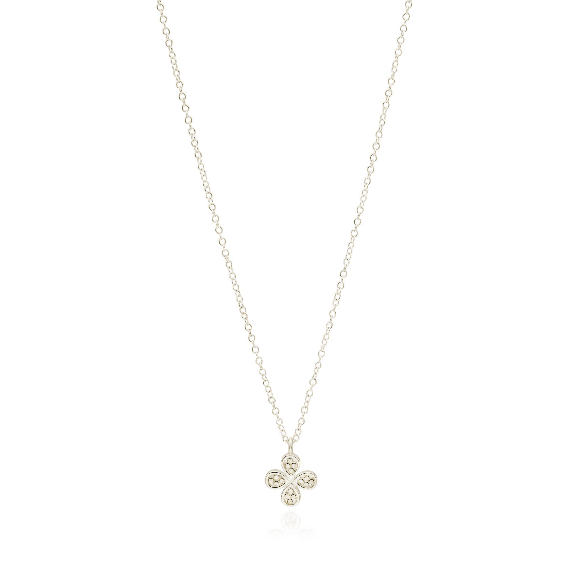 Mini Clover Necklace - Reversible - Box Turtle