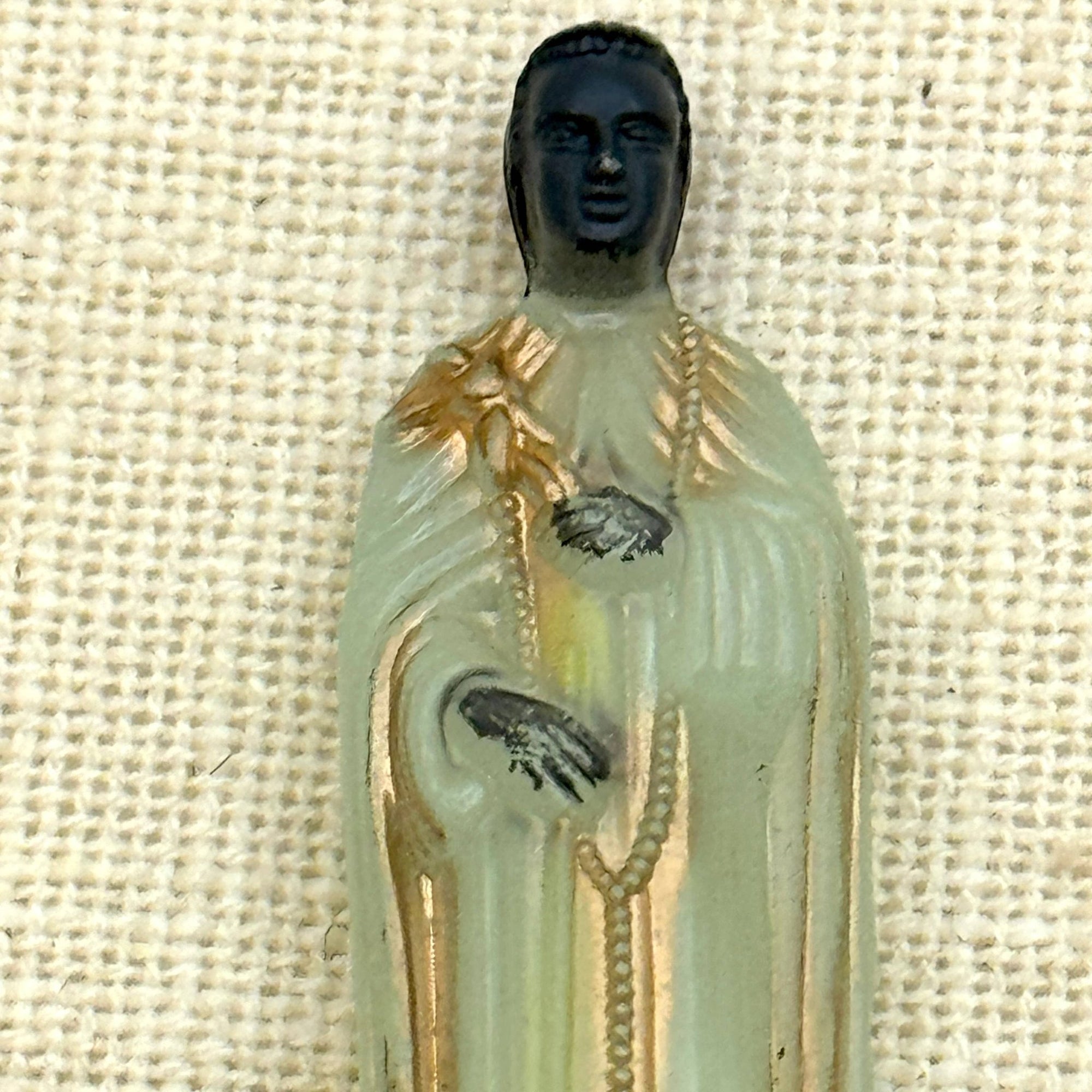 Mini Glowing Plastic Saints - Box Turtle