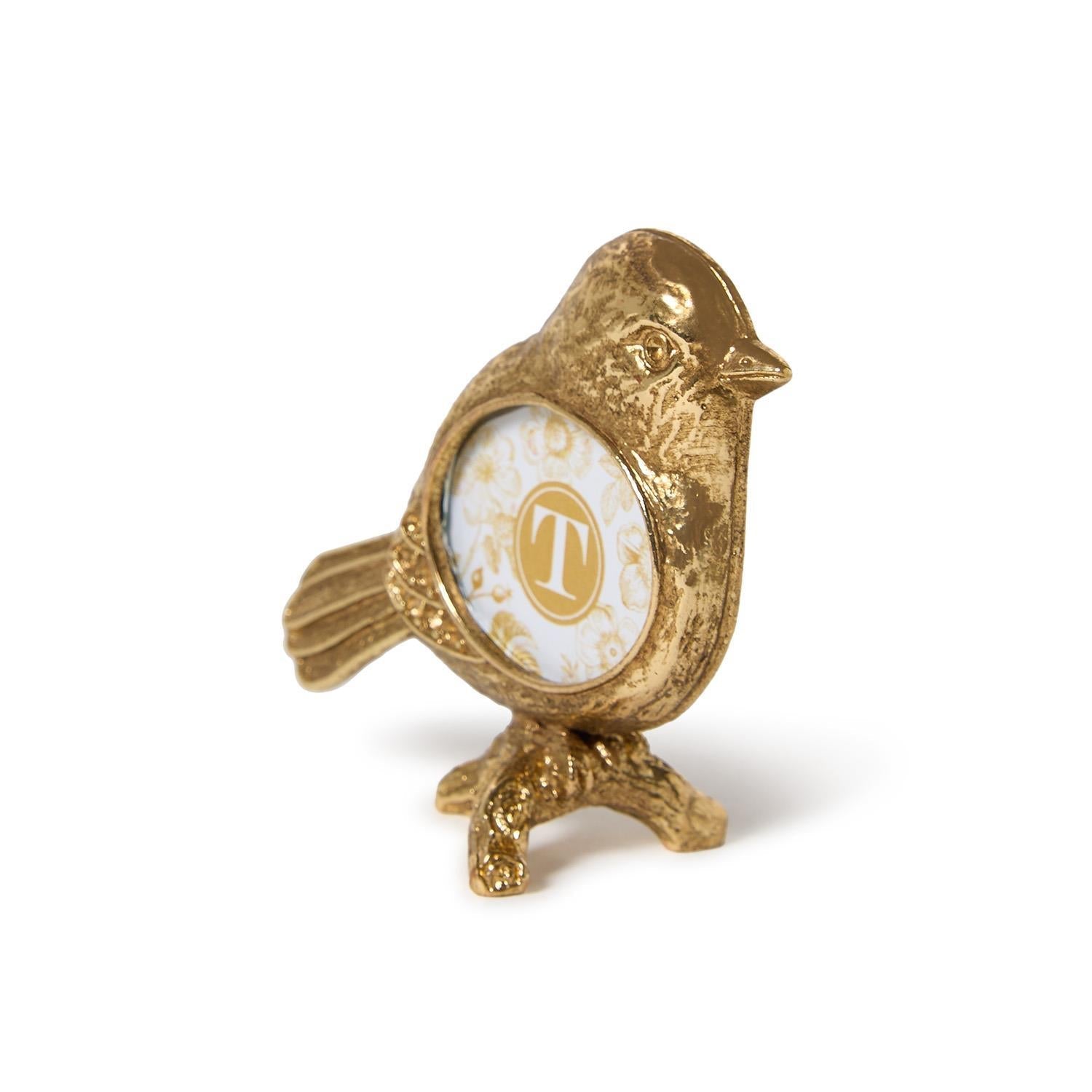 Mini Gold Bird Frame - Box Turtle