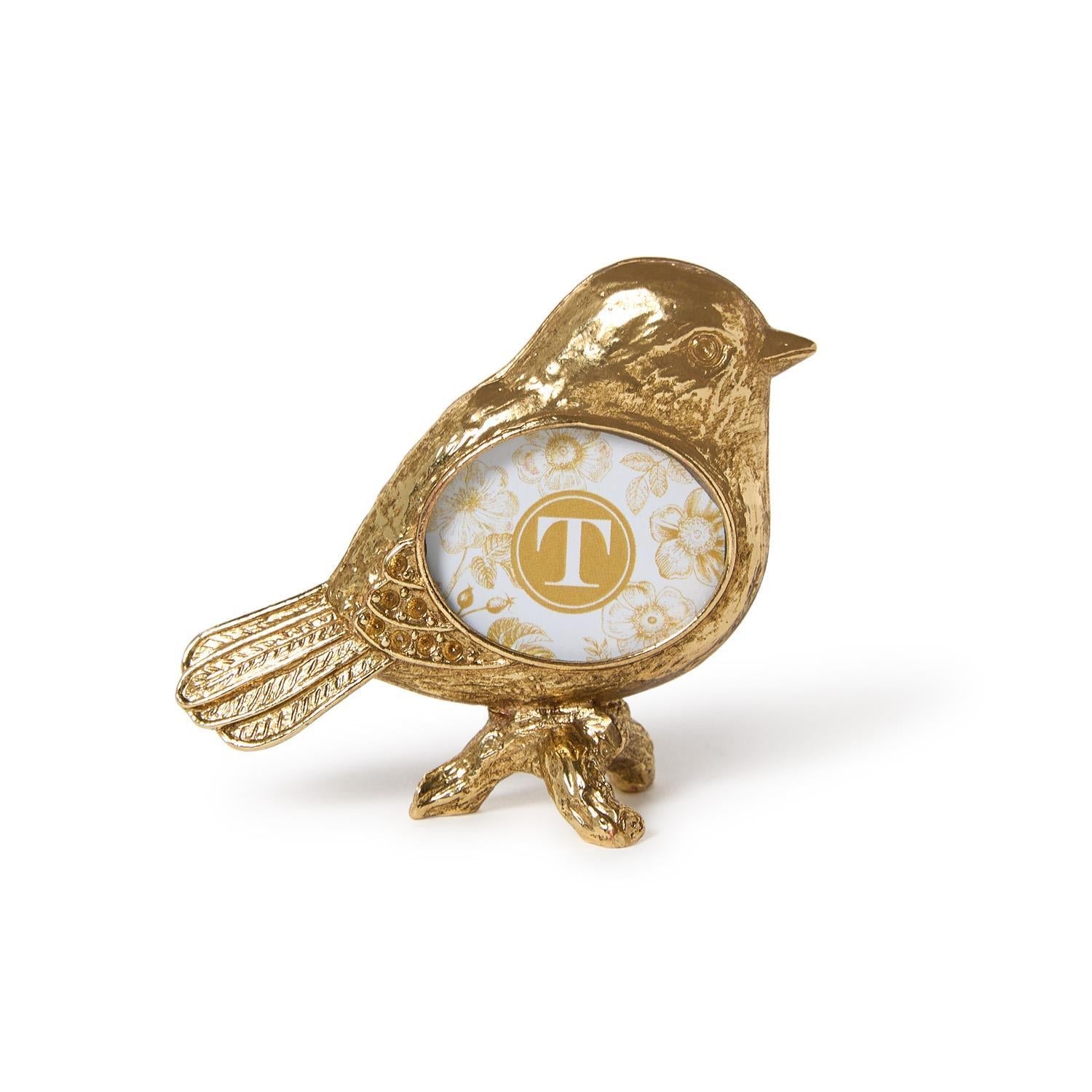 Mini Gold Bird Frame - Box Turtle