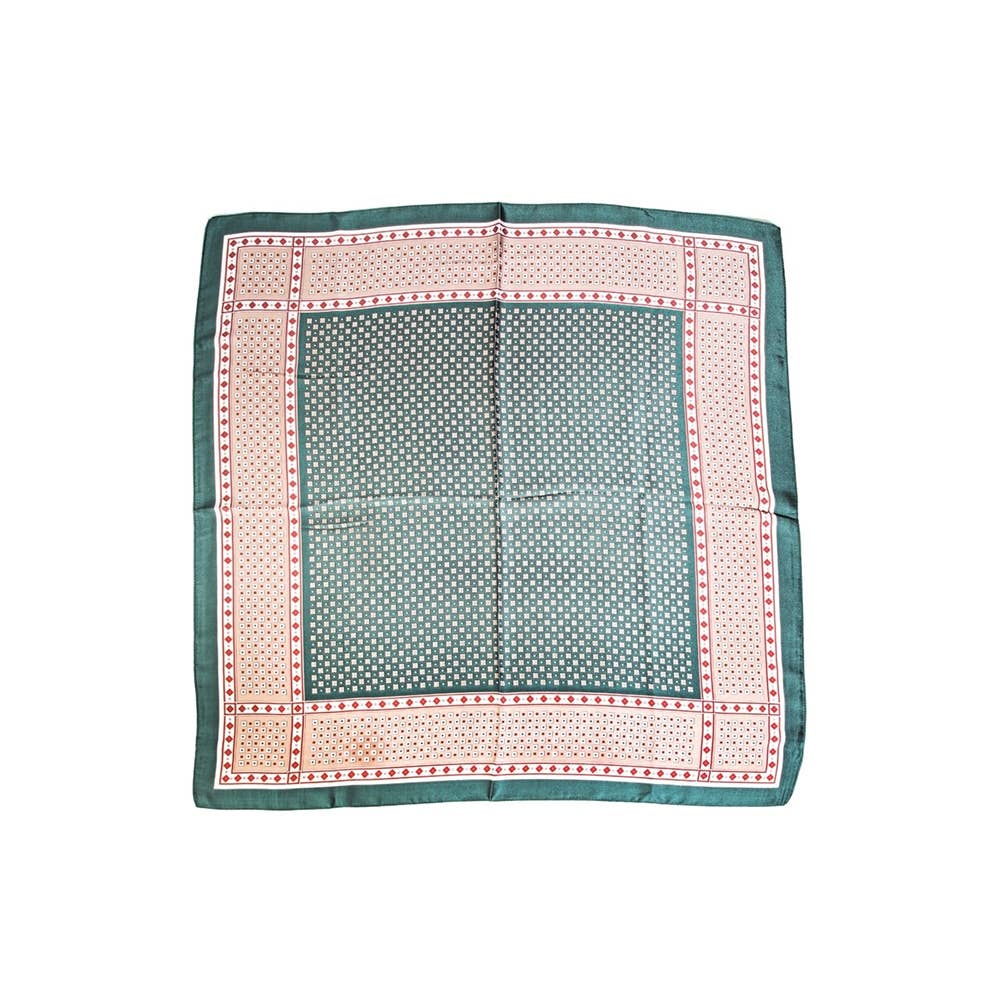 Mini Square Pattern Scarf - Box Turtle