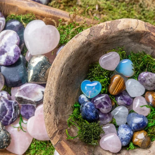 Mini Stone Hearts - Box Turtle