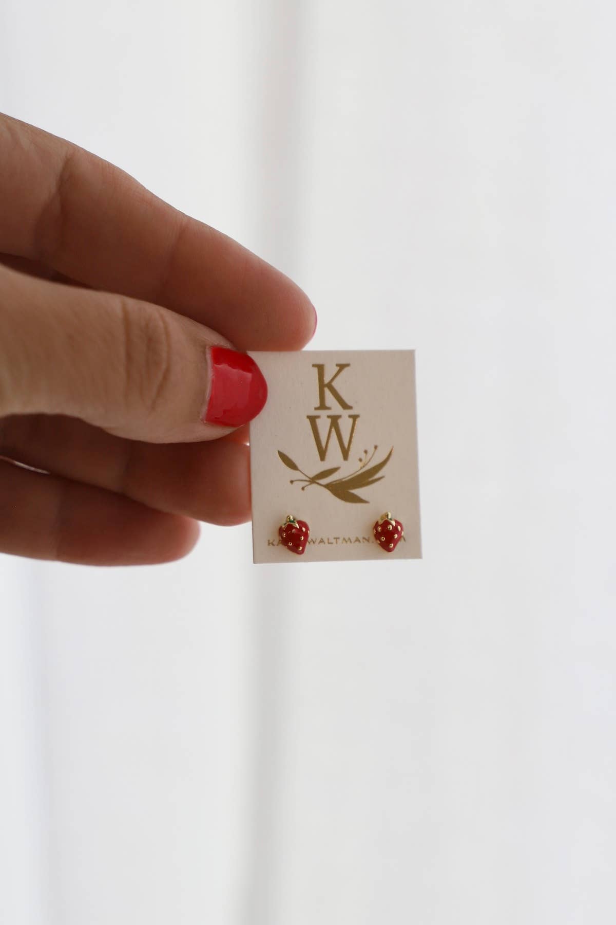 Mini Strawberry Studs - Box Turtle