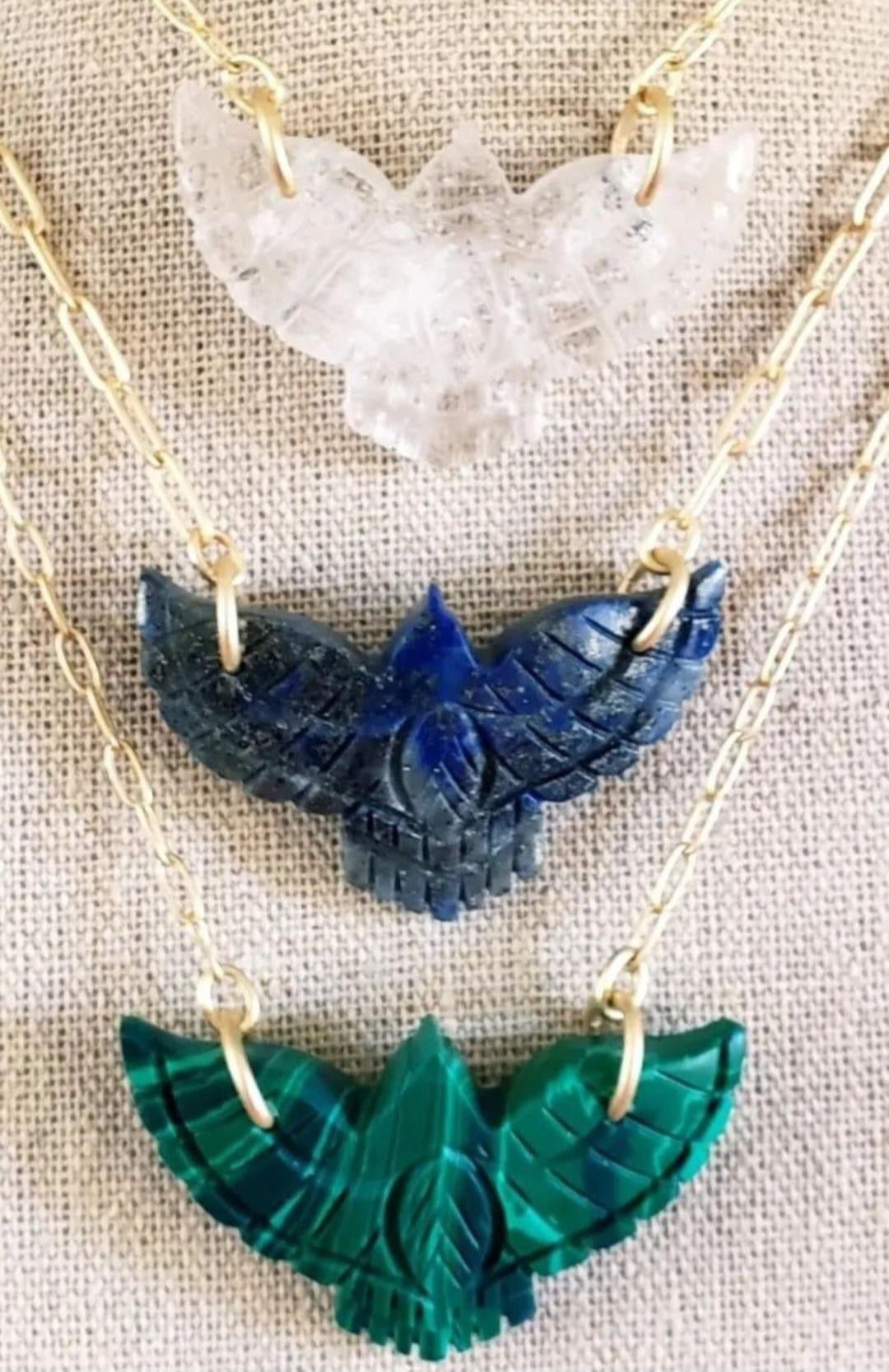 Mini Thunderbird Necklace - Box Turtle