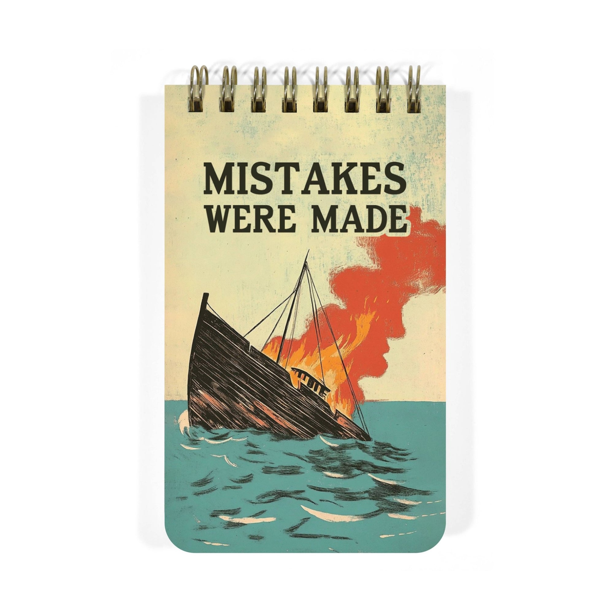 Mistakes Were Made Notepad - Box Turtle