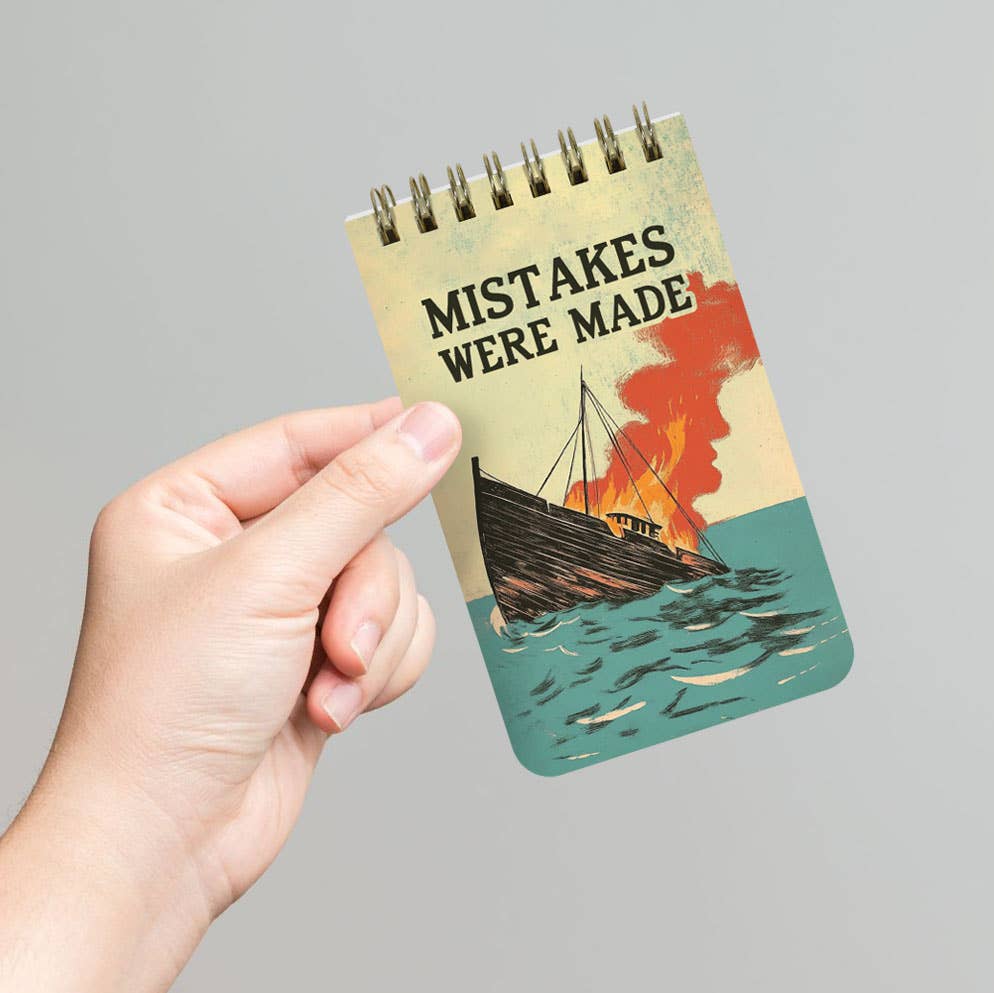 Mistakes Were Made Notepad - Box Turtle