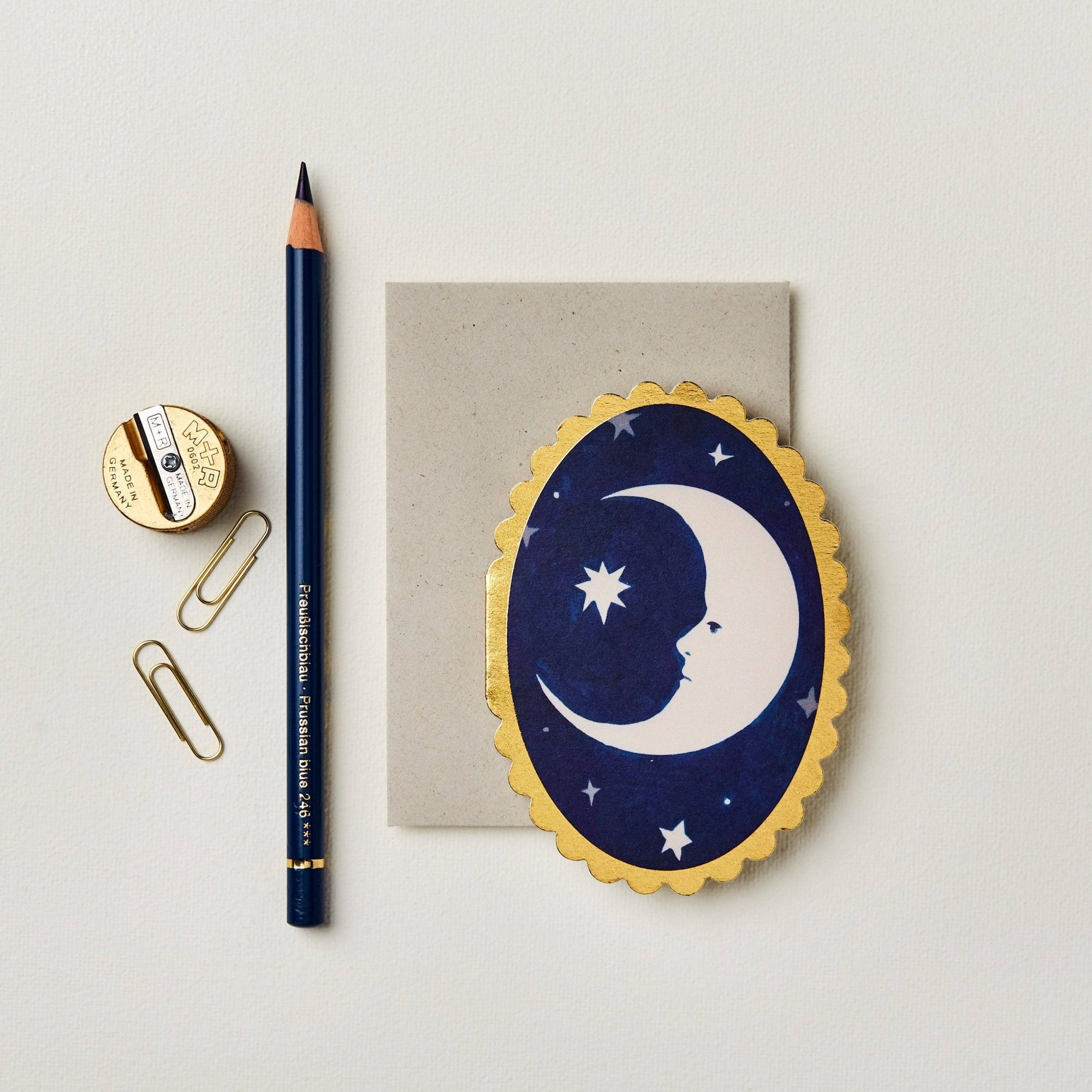 Moon Mini Card - Box Turtle