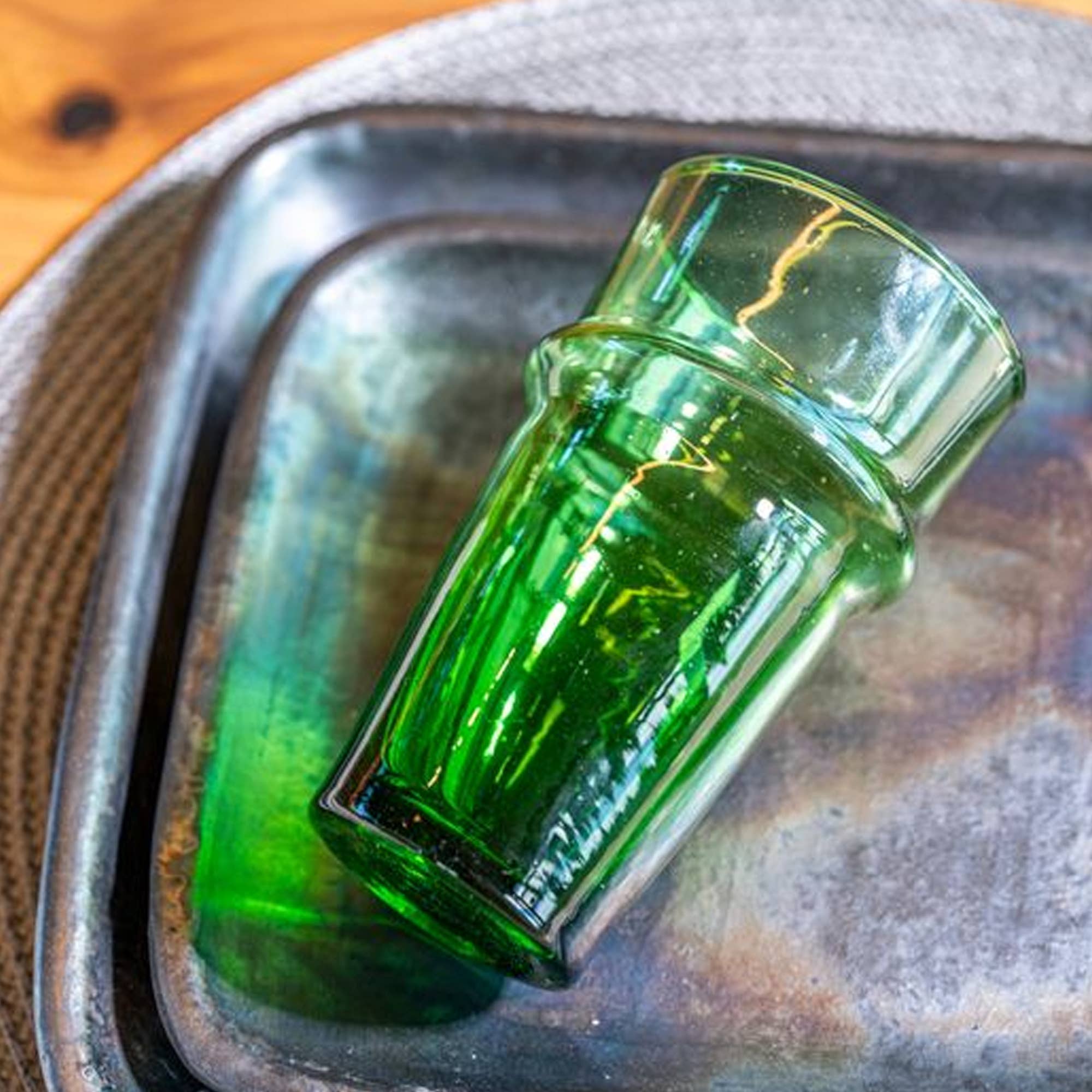 Moroccan Beldi Glassware - Green - Box Turtle