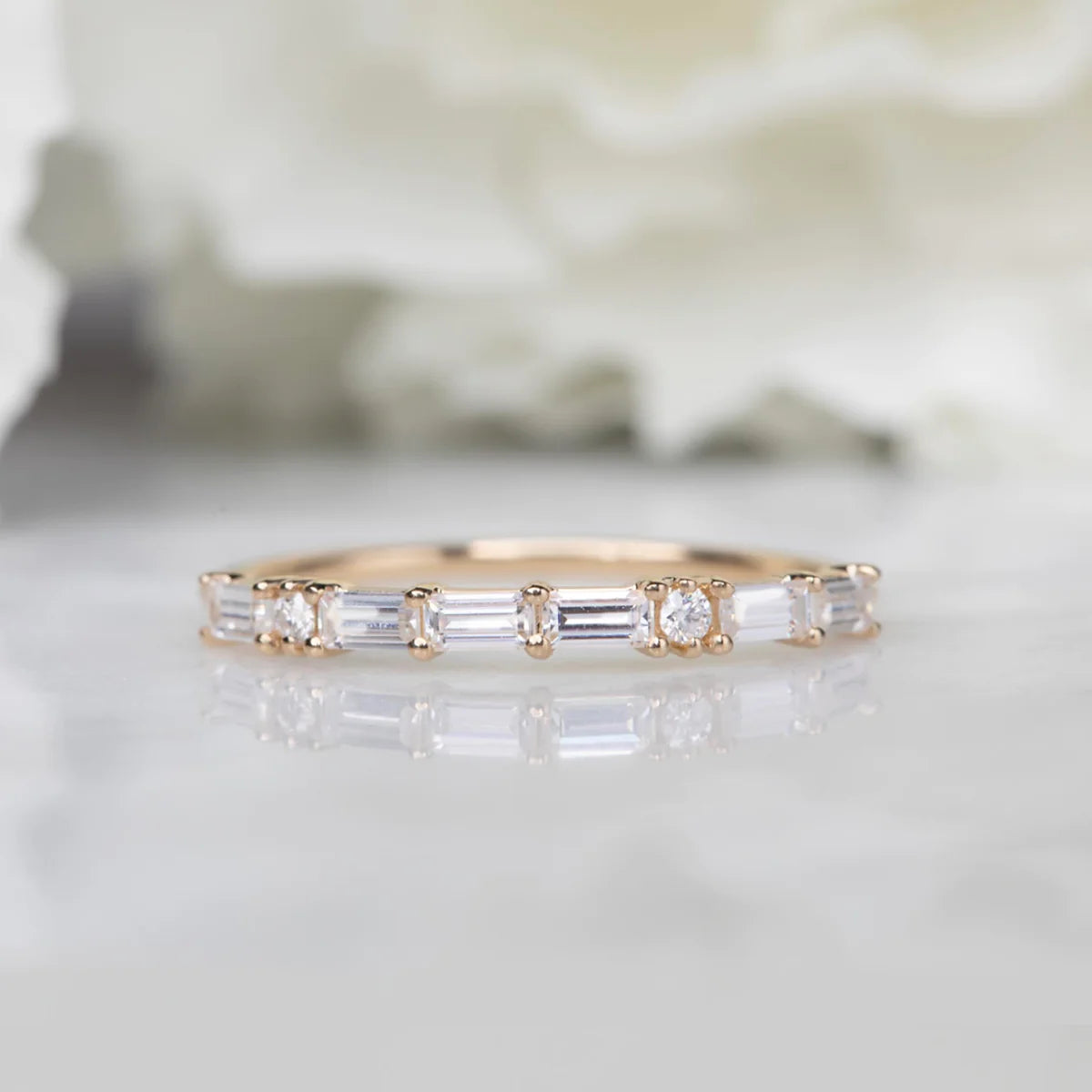 14kt Gold Morse Code Mama Ring