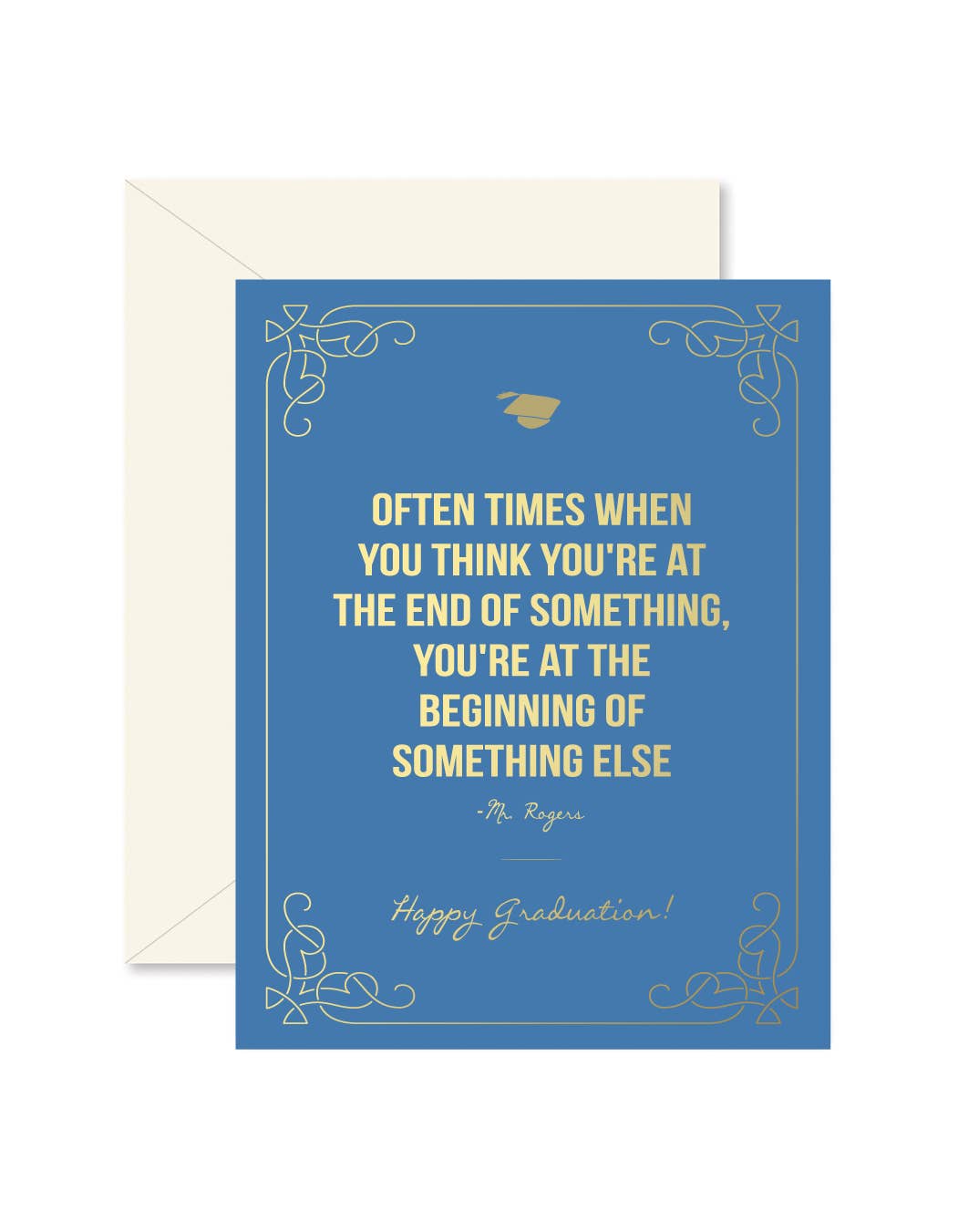 Mr. Rogers Graduation Card - Box Turtle
