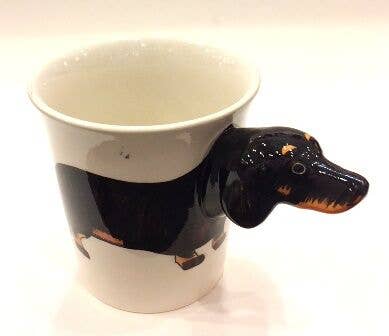Mug - Dachshund Black - Box Turtle