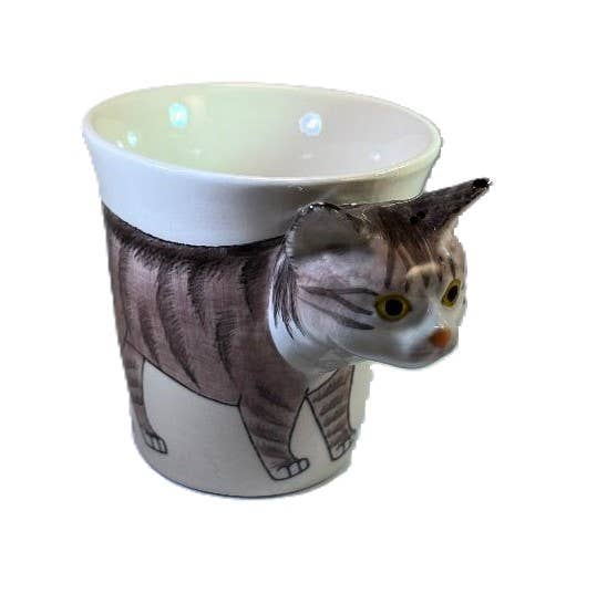 Mug - Gray Tabby - Box Turtle